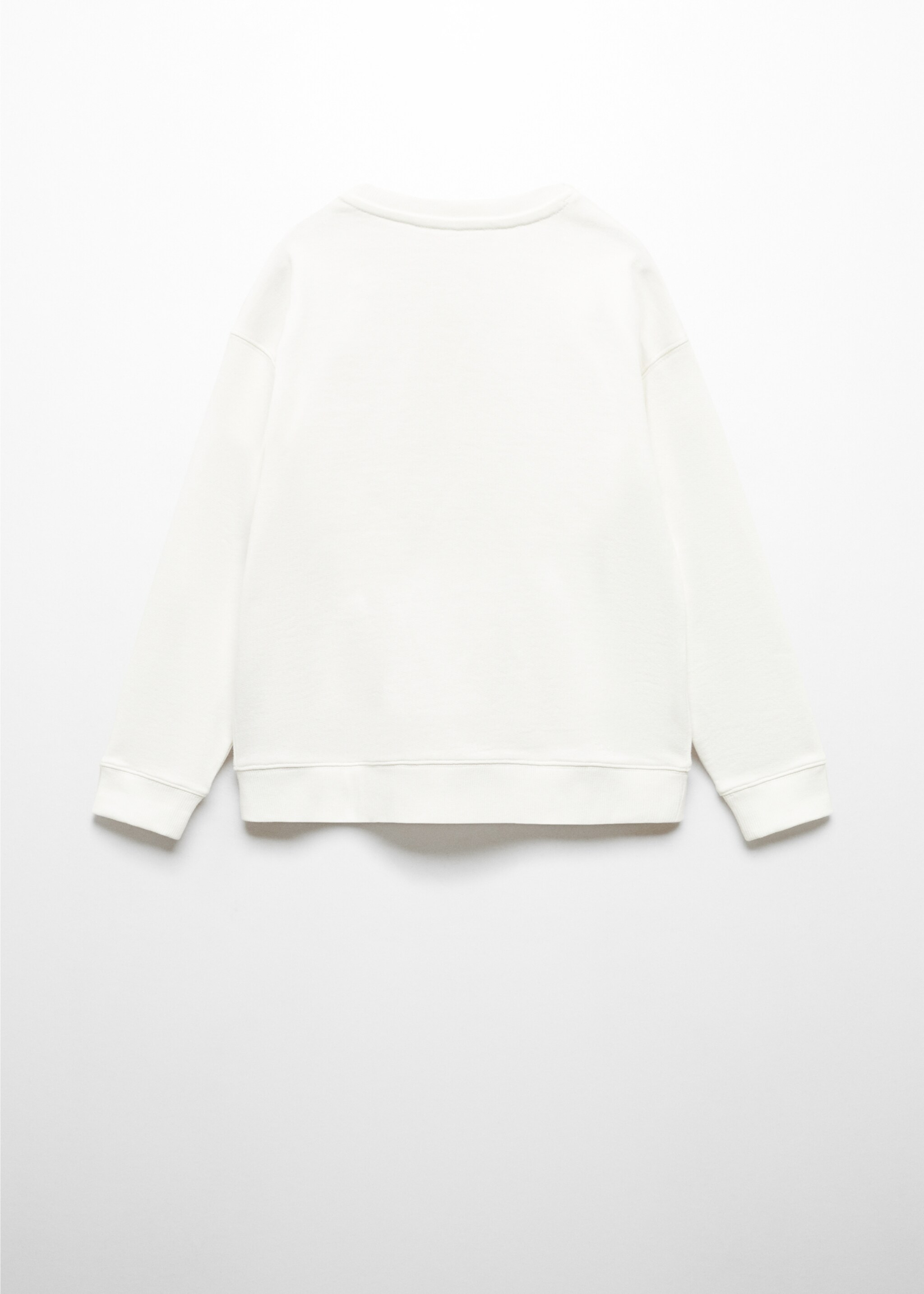 Printed message sweatshirt - Reverse of the article