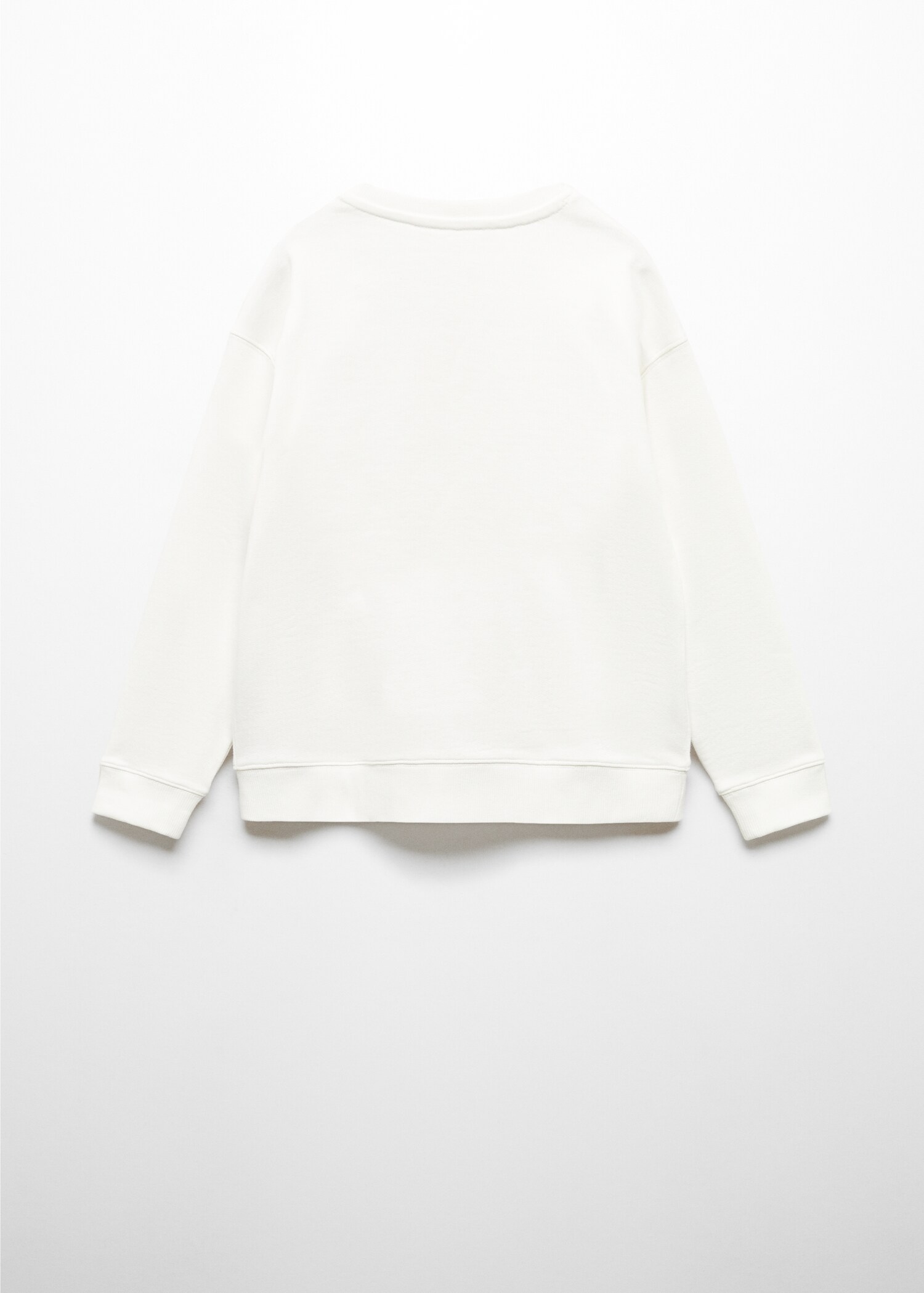 Printed message sweatshirt - Reverse of the article
