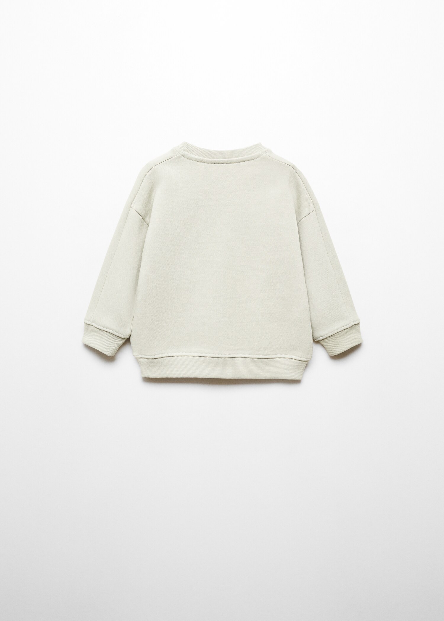 Sudadera algodón estampada - Reverso del artículo