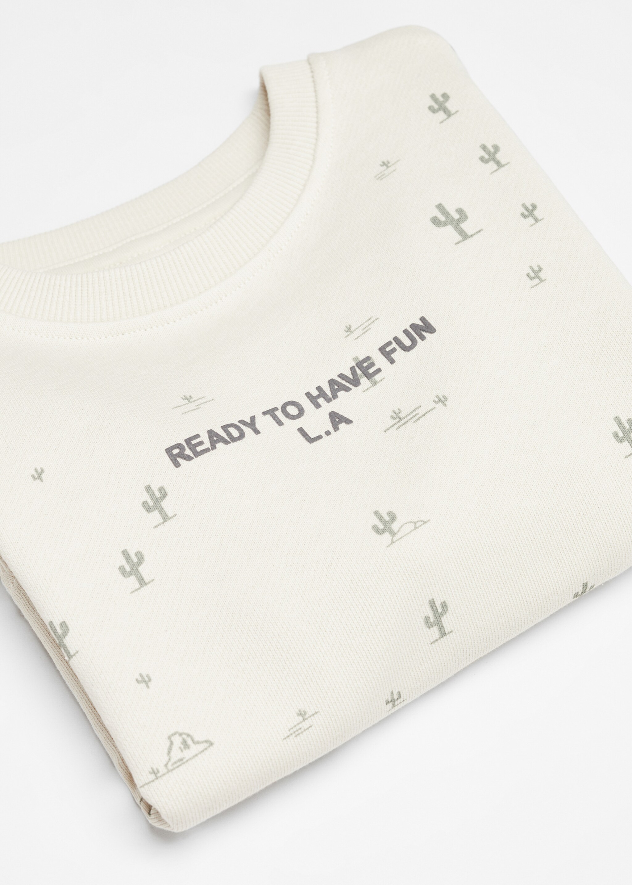 Sweatshirt met bedrukte boodschap - Detail van het artikel 8