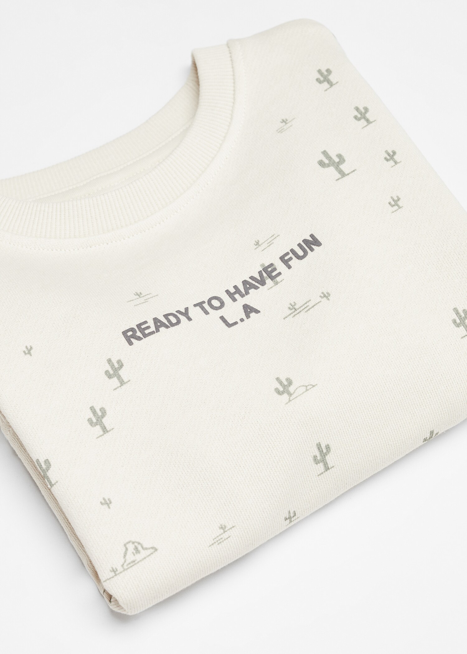 Sweatshirt met bedrukte boodschap - Detail van het artikel 8