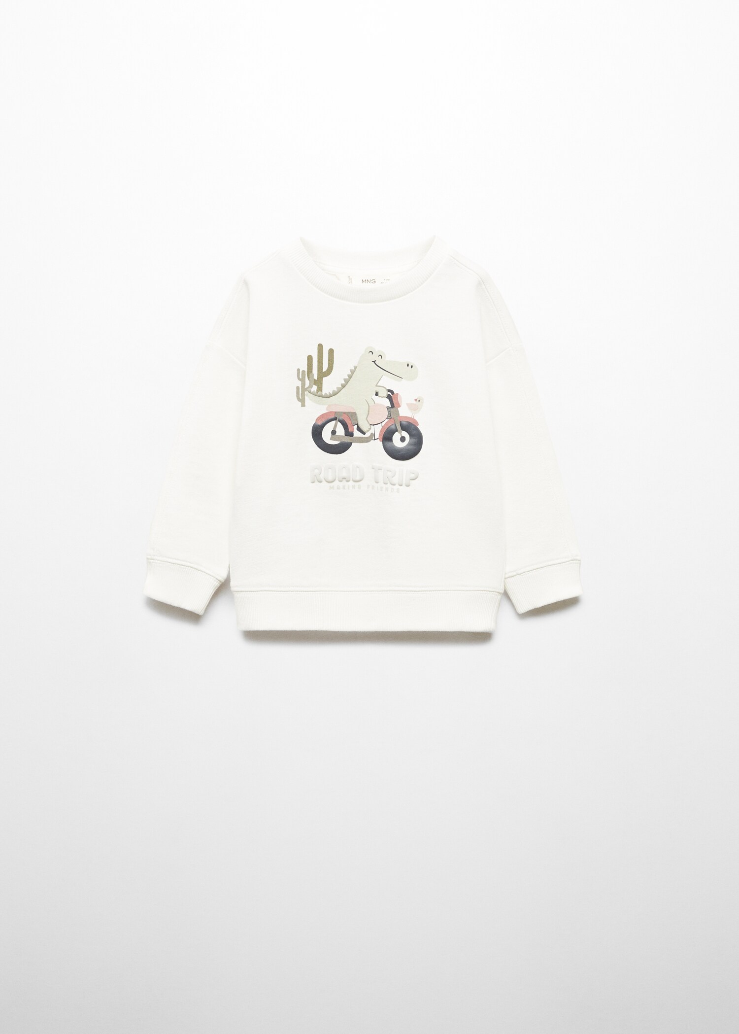 Gemustertes Baumwoll-Sweatshirt - Artikel ohne Model