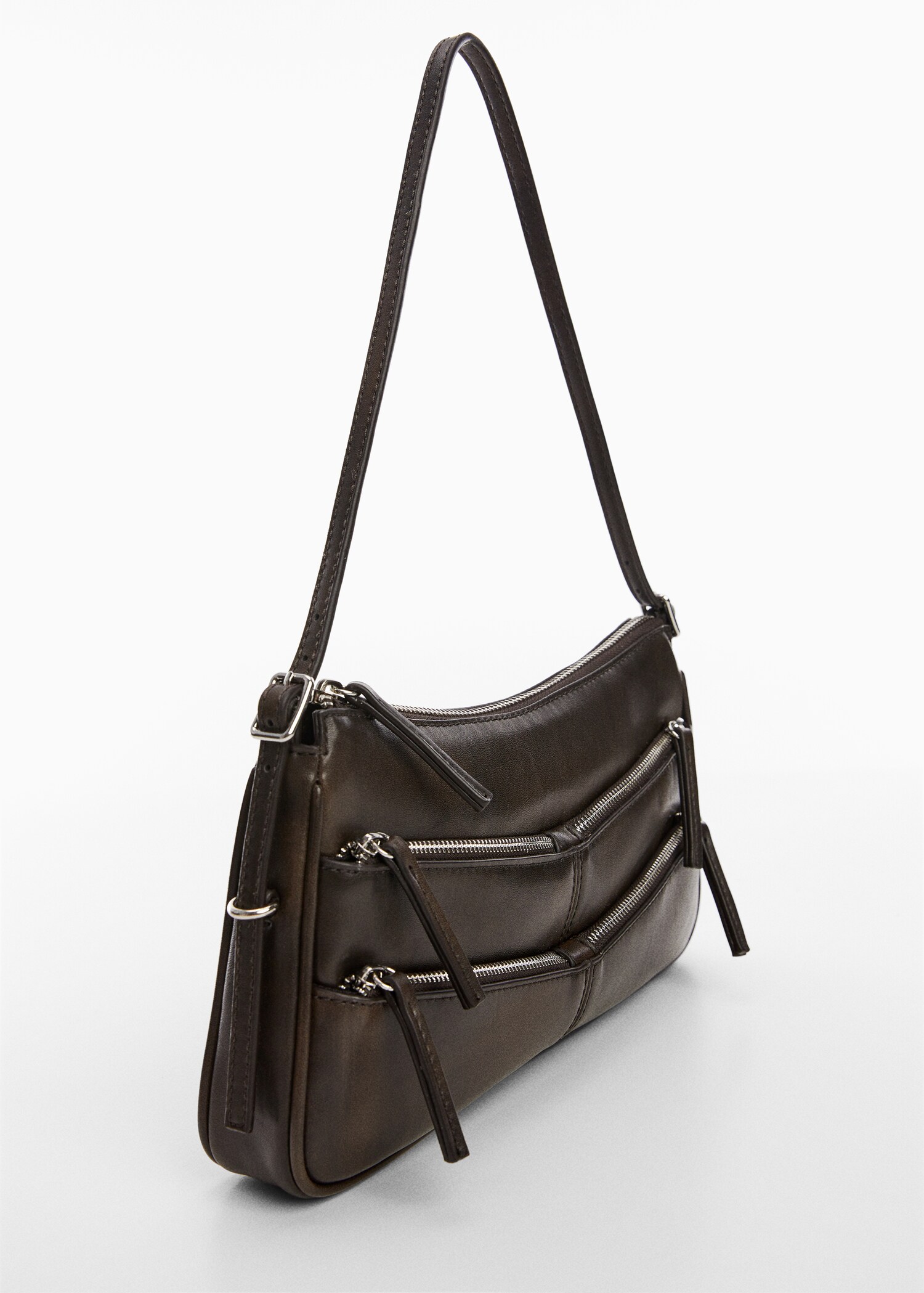 Sac porté épaule zips - Plan moyen