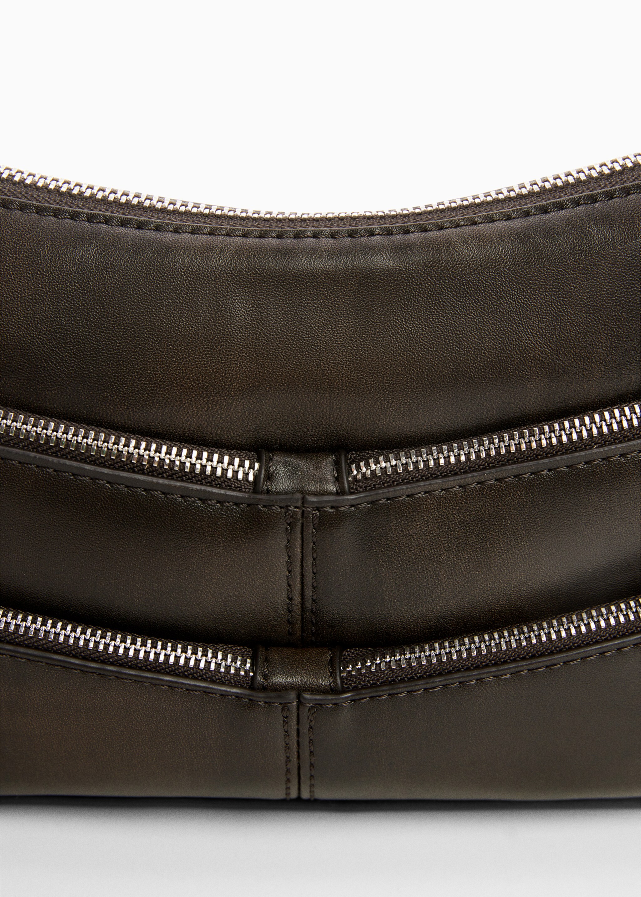 Zip-detail shoulder bag - Details of the article 2