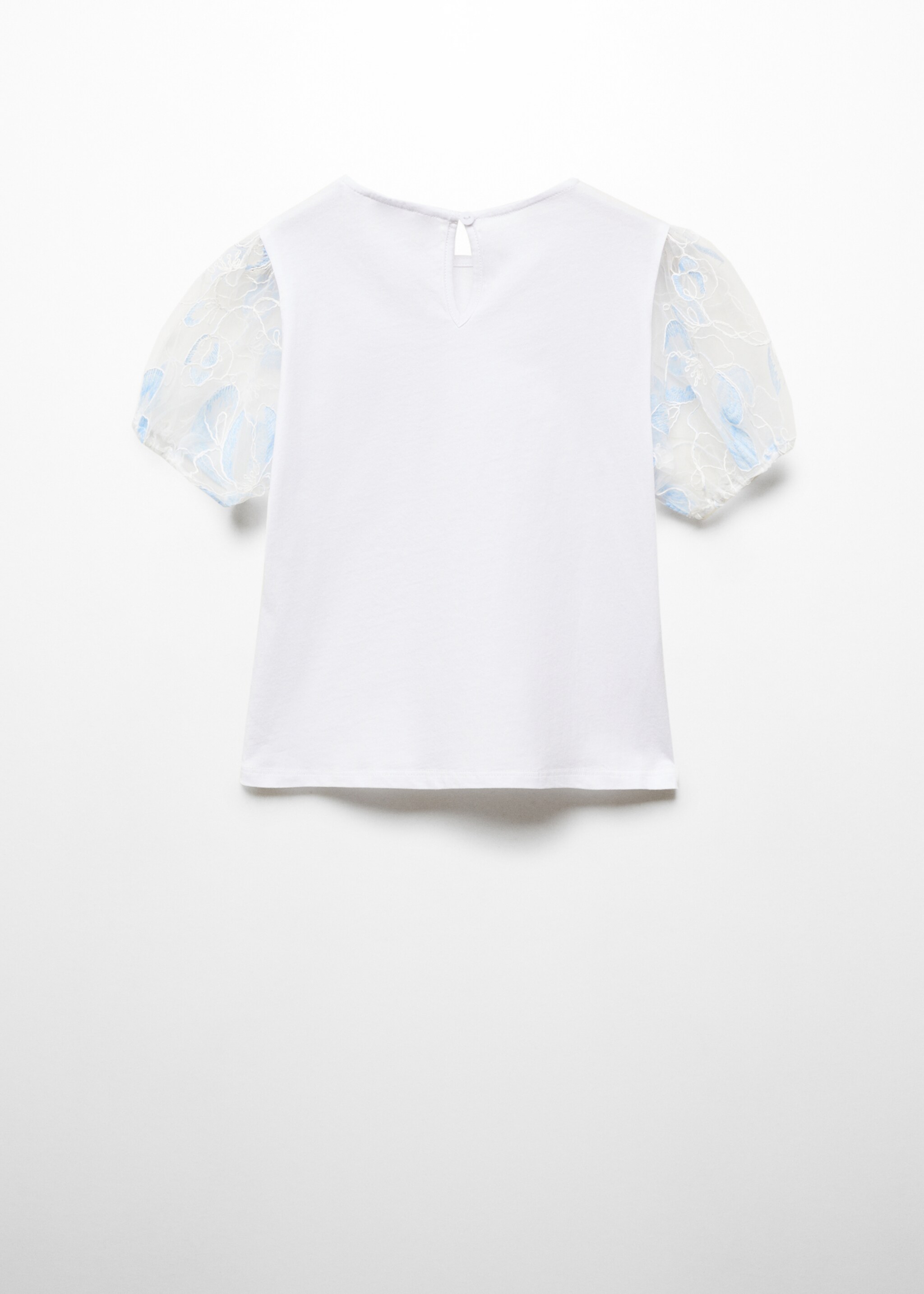 Embroidered short-sleeved t-shirt - Reverse of the article