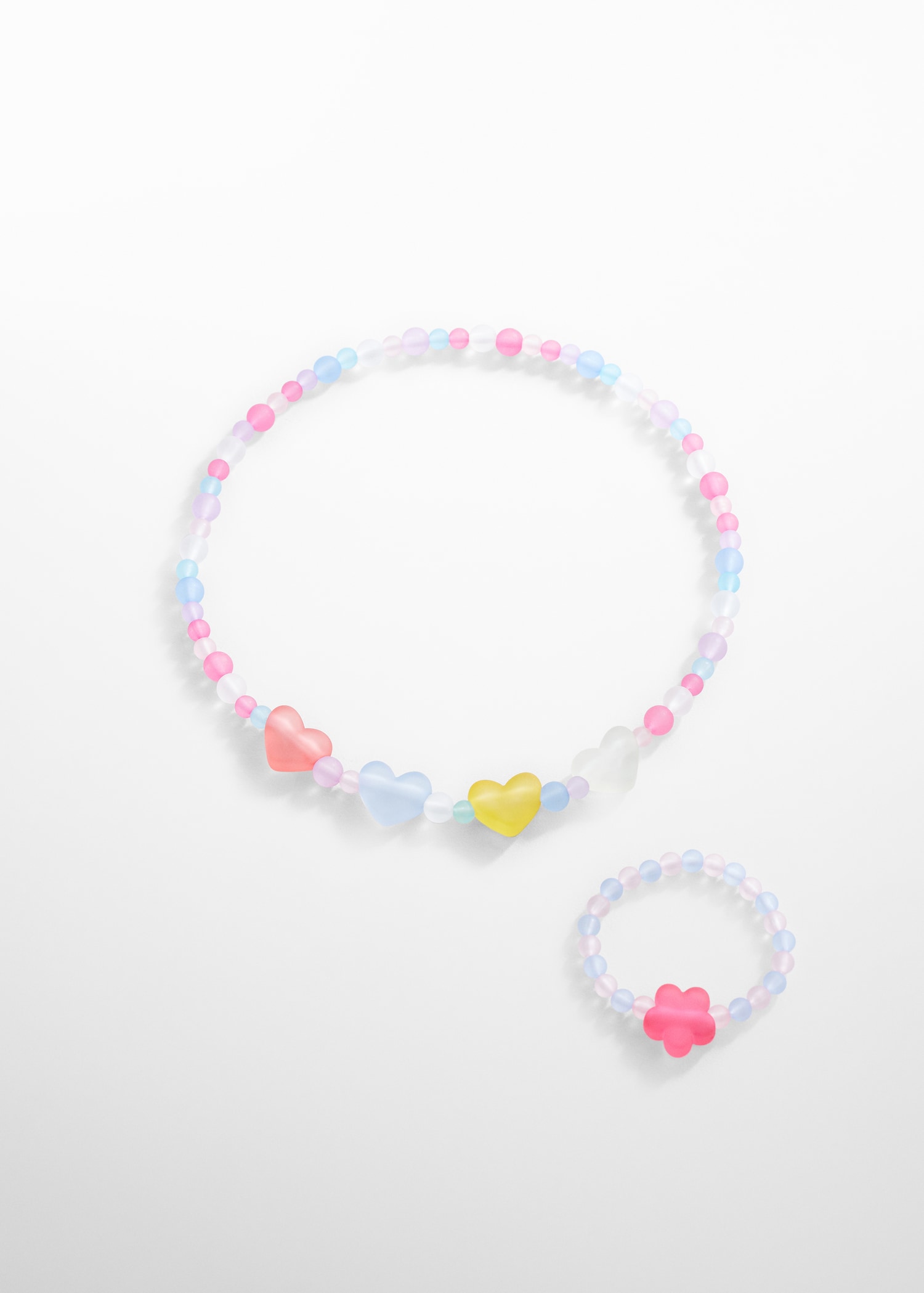 Set Gioielli Per Bambina Con Borsetta Peluche - Collana, Bracciale, Anello E Orecchini A Farfalla - Foto 13