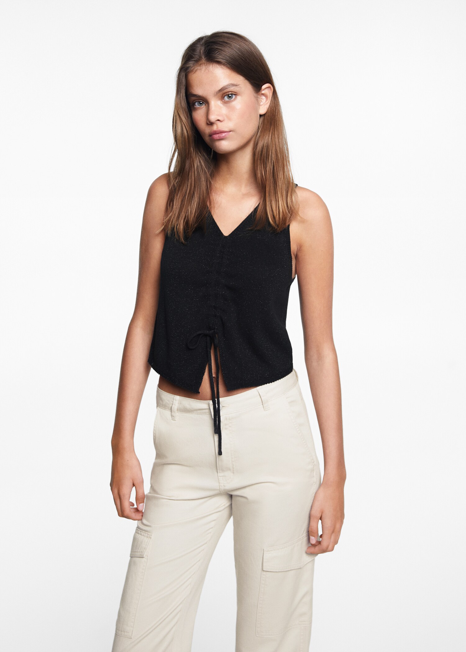 Straight cargo pants - Medium plane