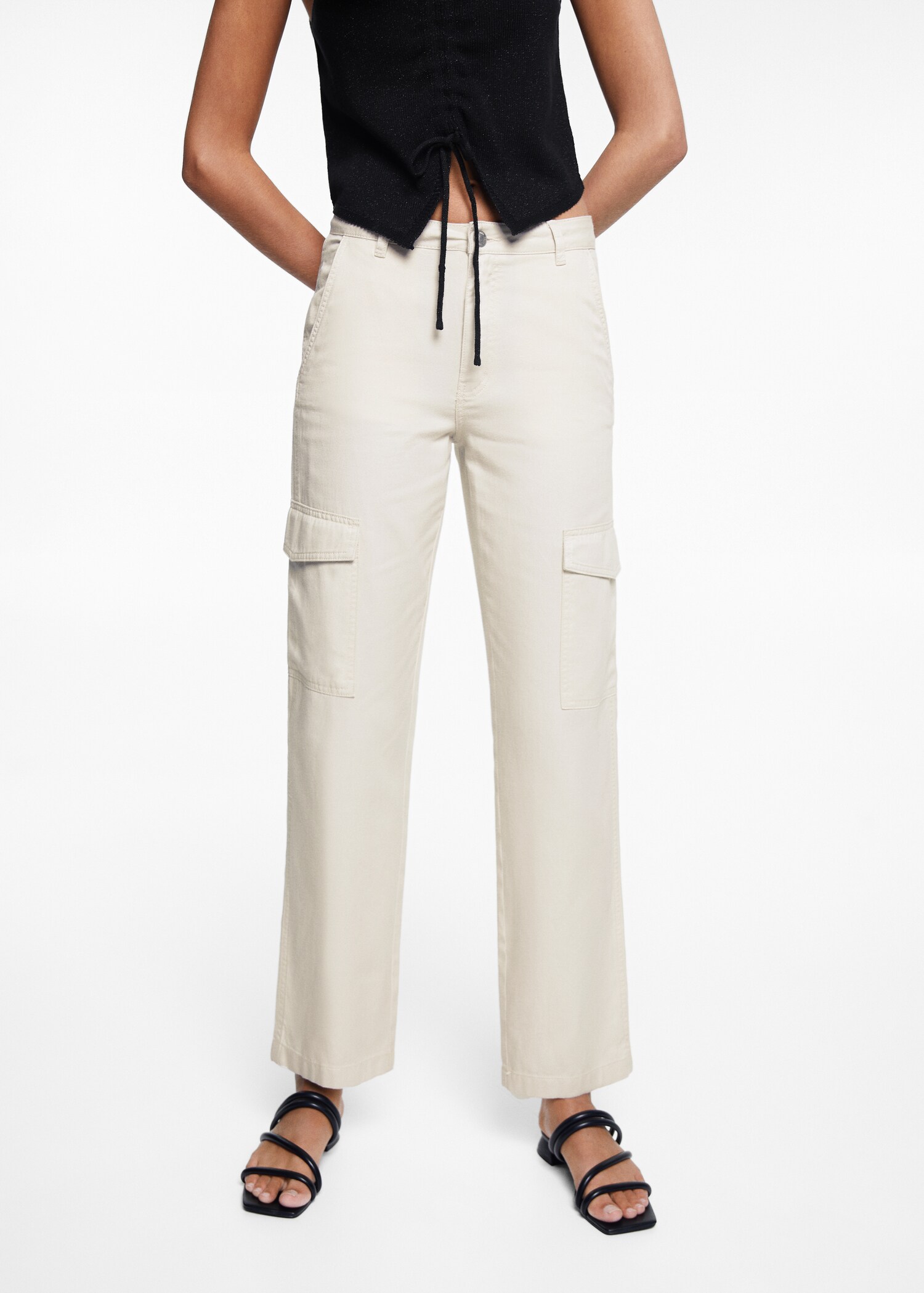 Straight cargo pants - Details of the article 6