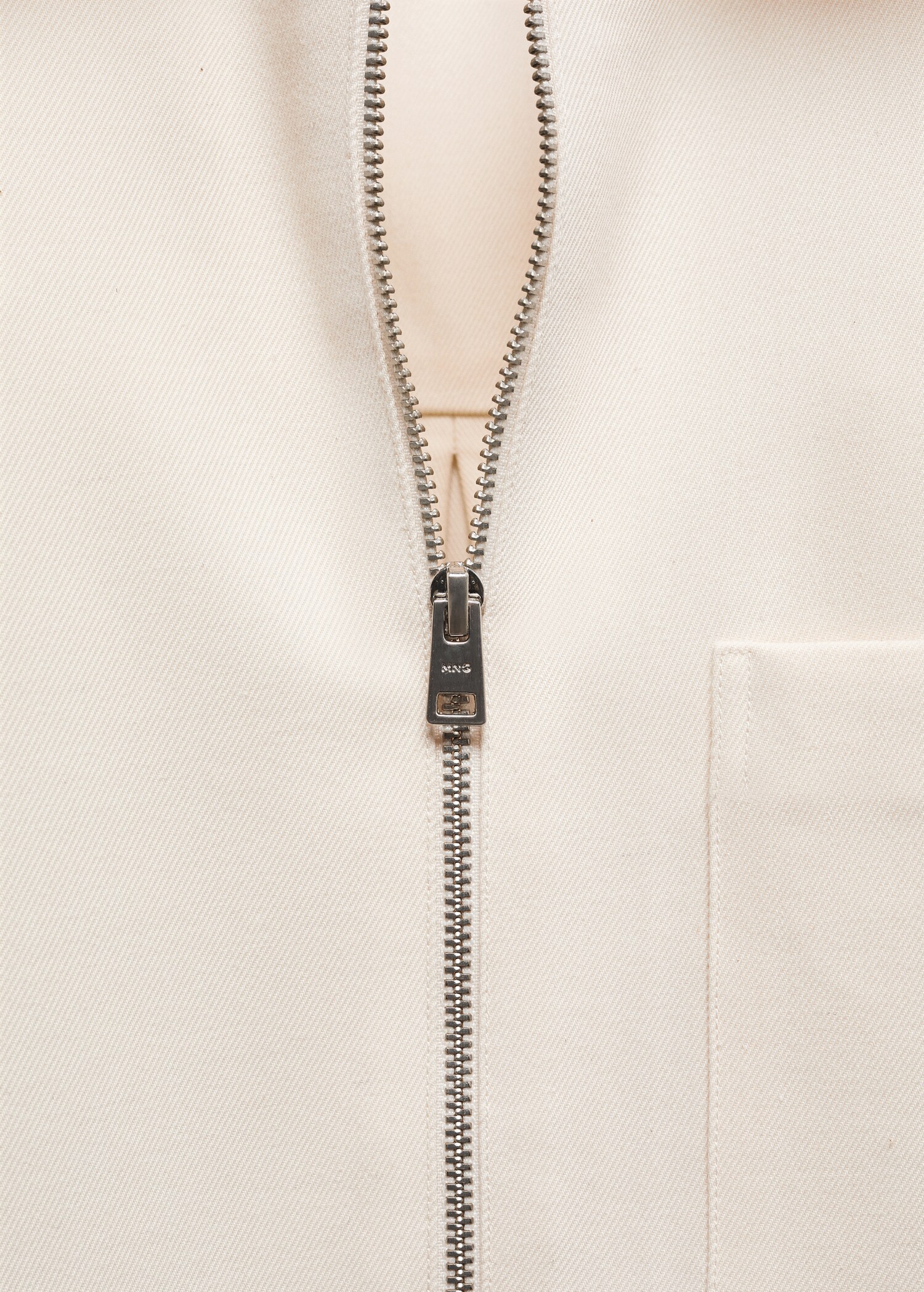 Cotton overshirt with pocket - Details of the article 8