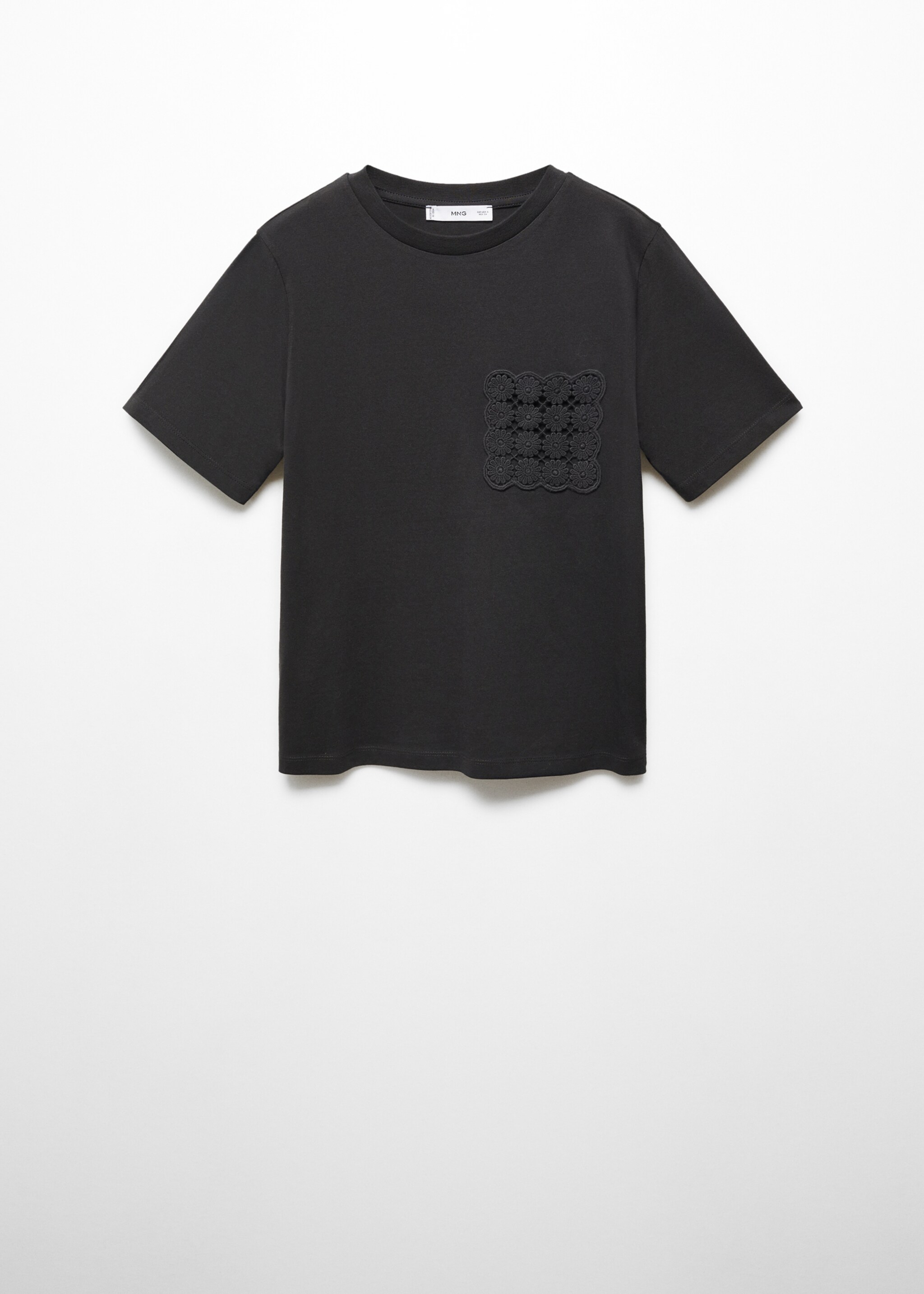 T-shirt poche crochet - Article sans modèle