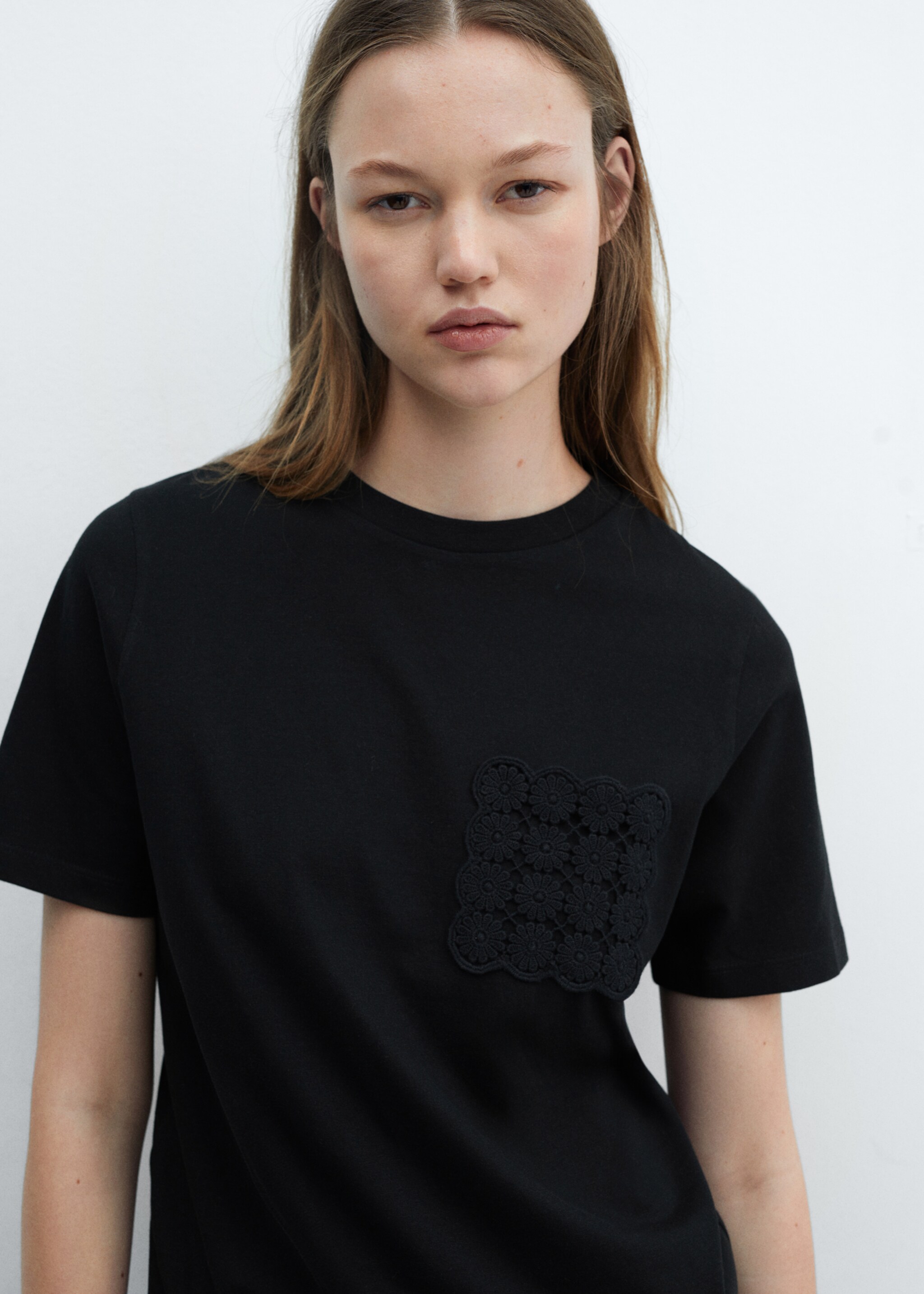 T-shirt poche crochet - Détail de l'article 1