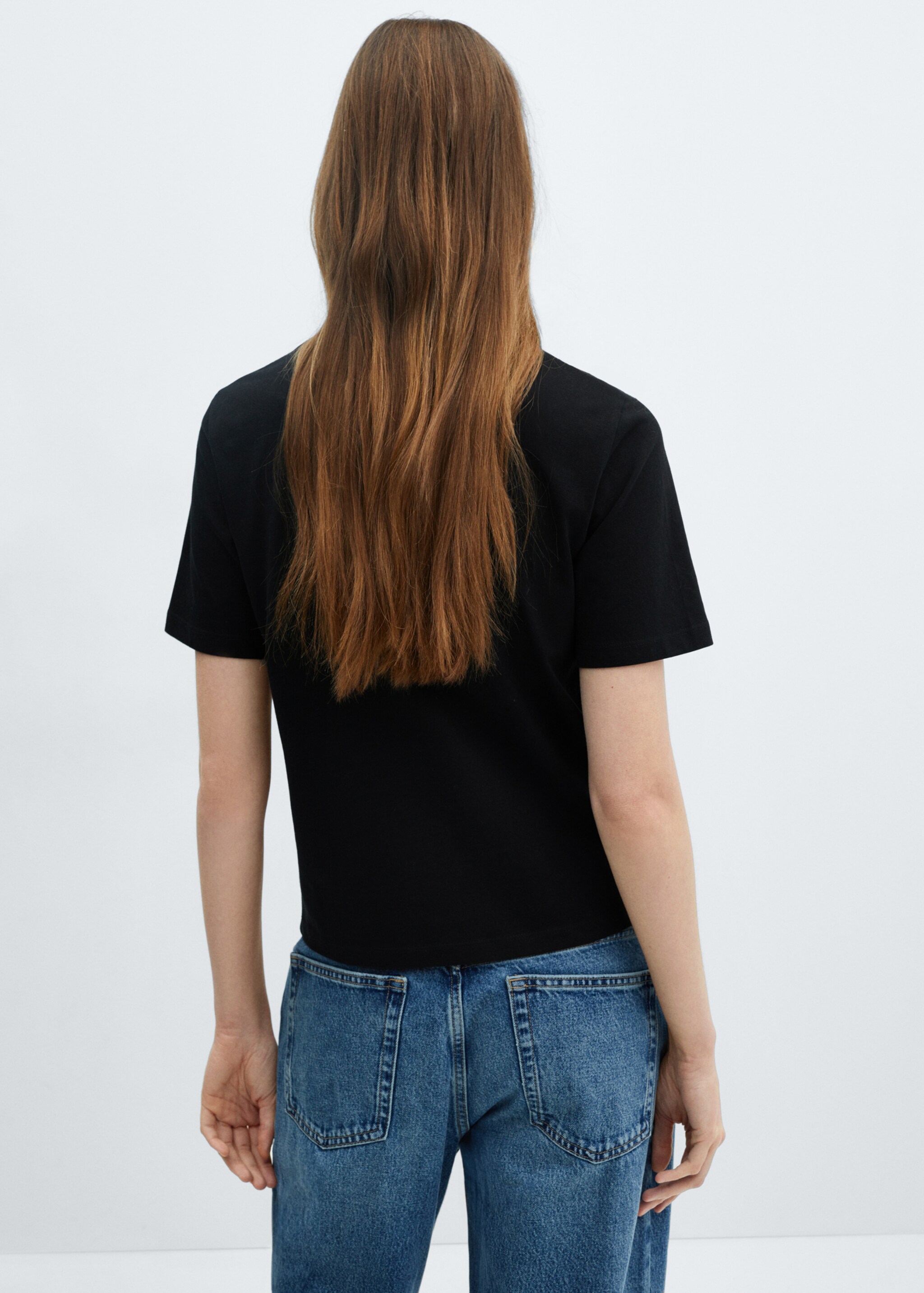 T-shirt poche crochet - Verso de l’article