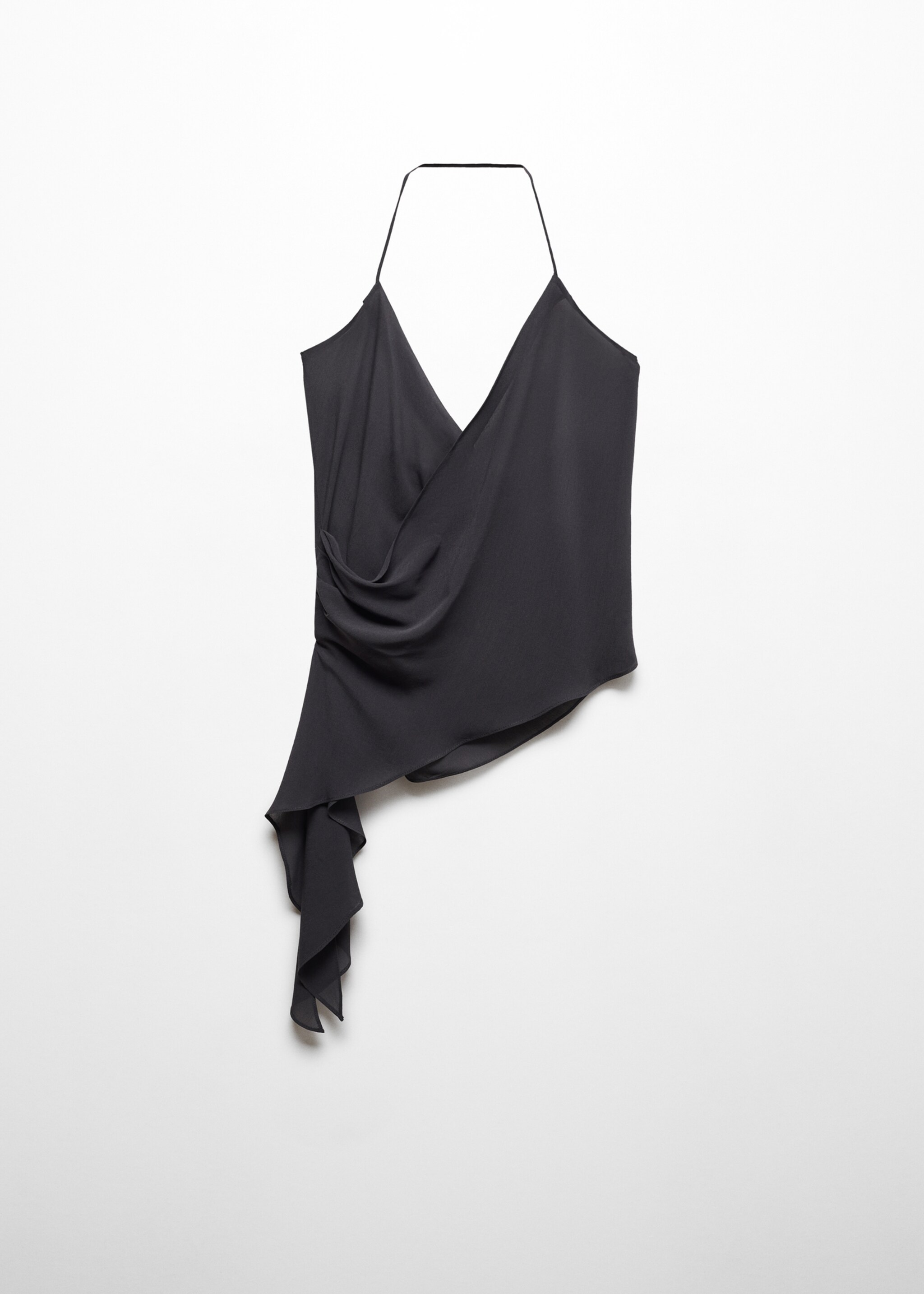 Open-back draped top - Article without model