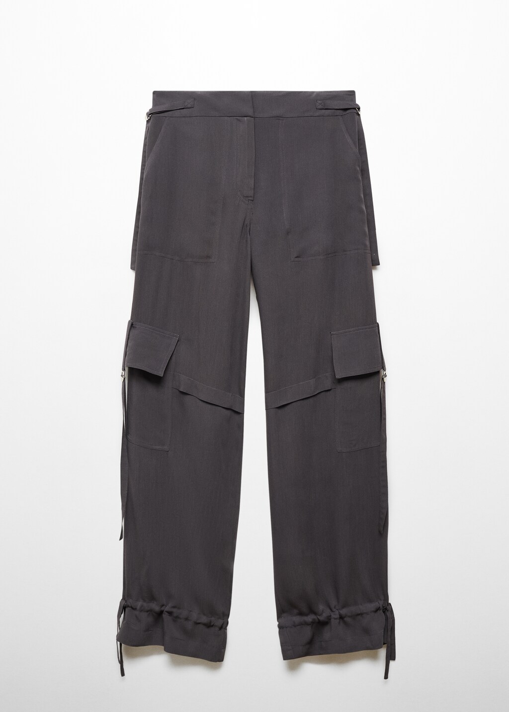 Cargo pants with metallic details - Women | MANGO OUTLET USA