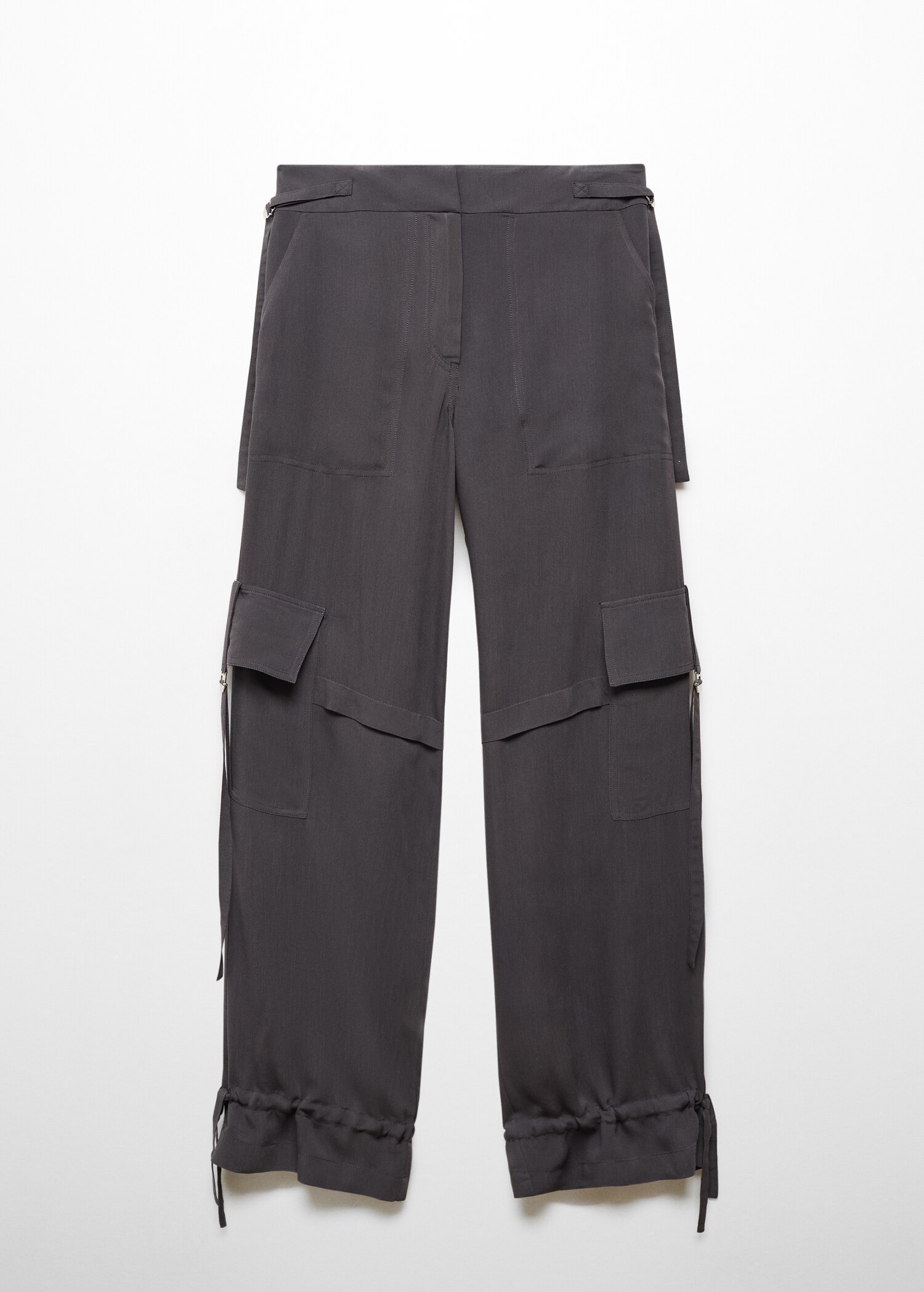 Cargo trousers with metallic details - Article without model