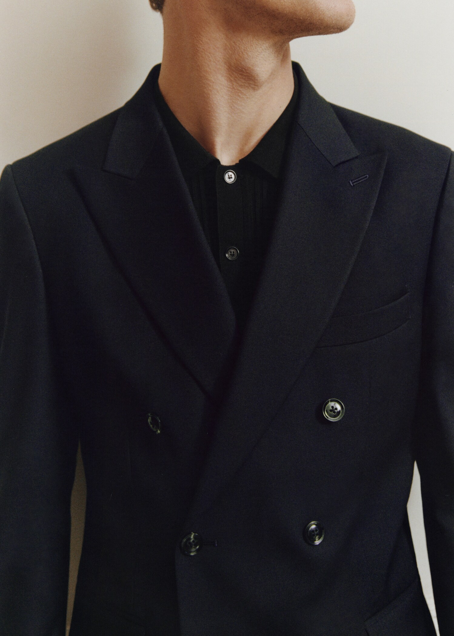 Slim fit-kavaj med omlott - Detaljer om artikeln 9