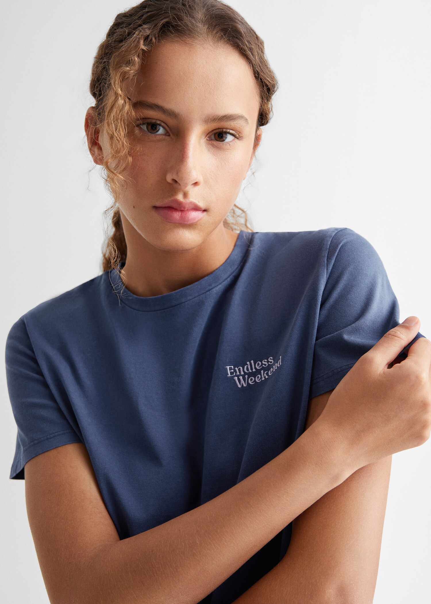 Printed message T-shirt - Details of the article 1