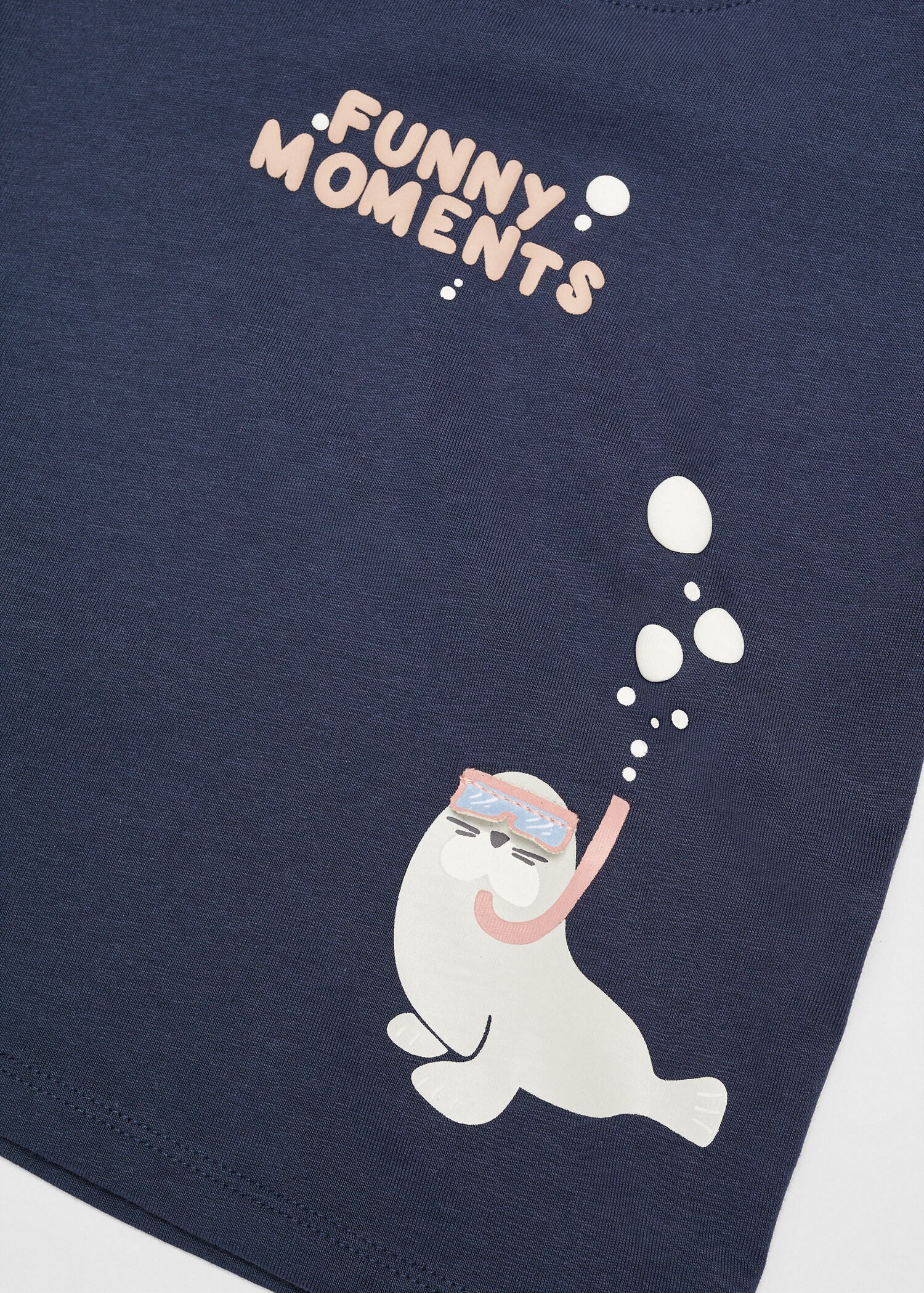 Printed cotton-blend T-shirt - Details of the article 8