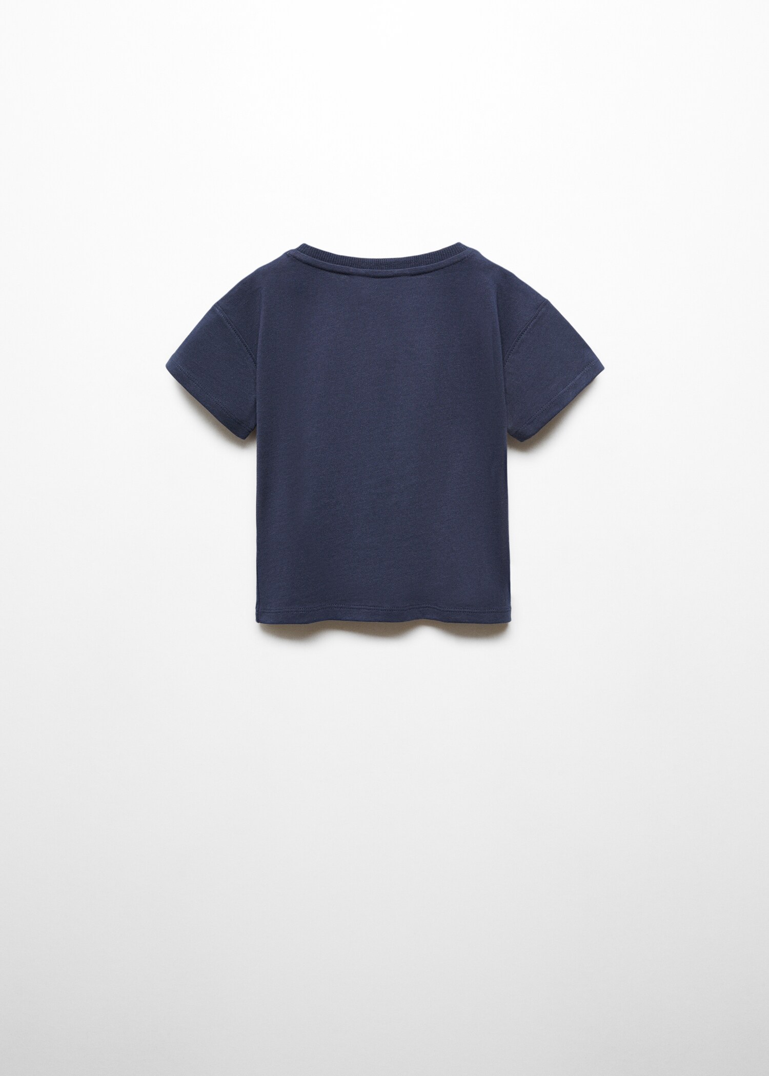 Printed cotton-blend T-shirt - Reverse of the article