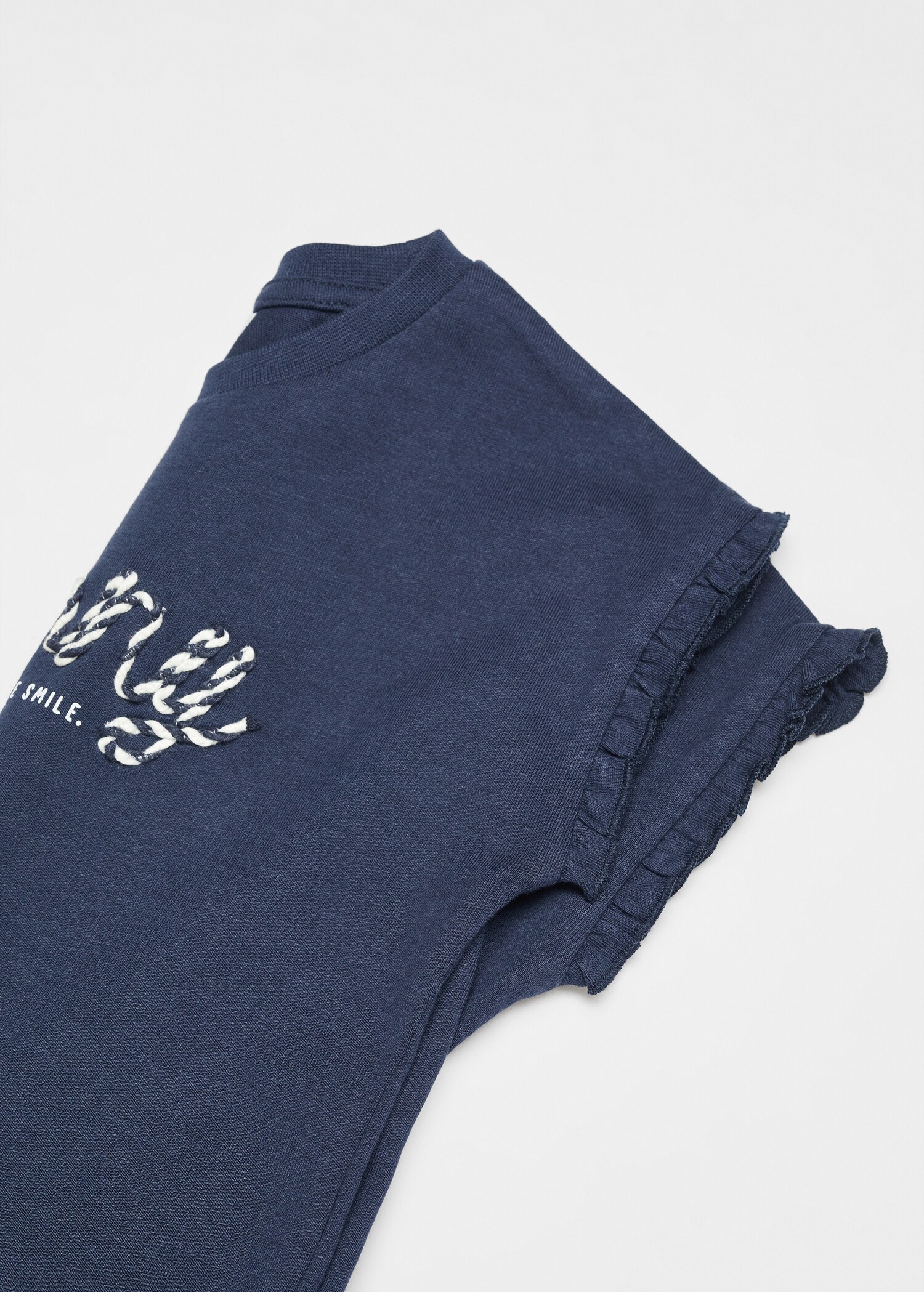 T-Shirt mit gestickter Aufschrift - Detail des Artikels 8