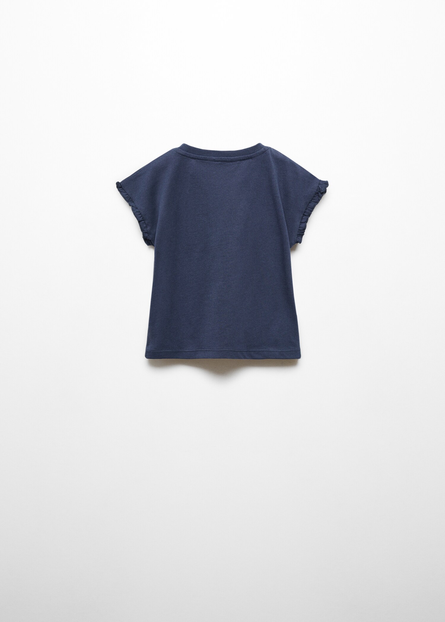 T-Shirt mit gestickter Aufschrift - Rückseite des Artikels