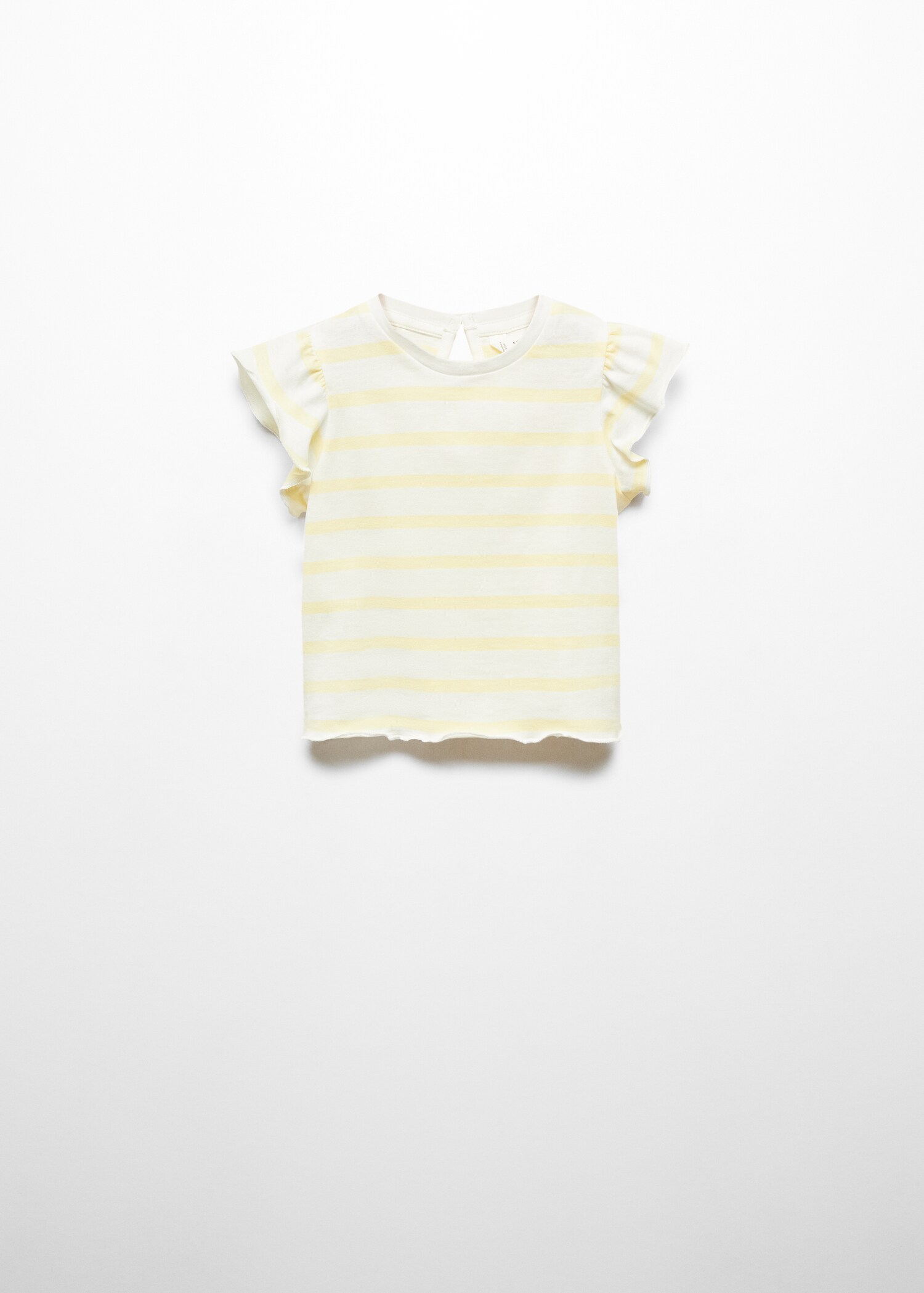 Ruffled striped t-shirt - Article without model