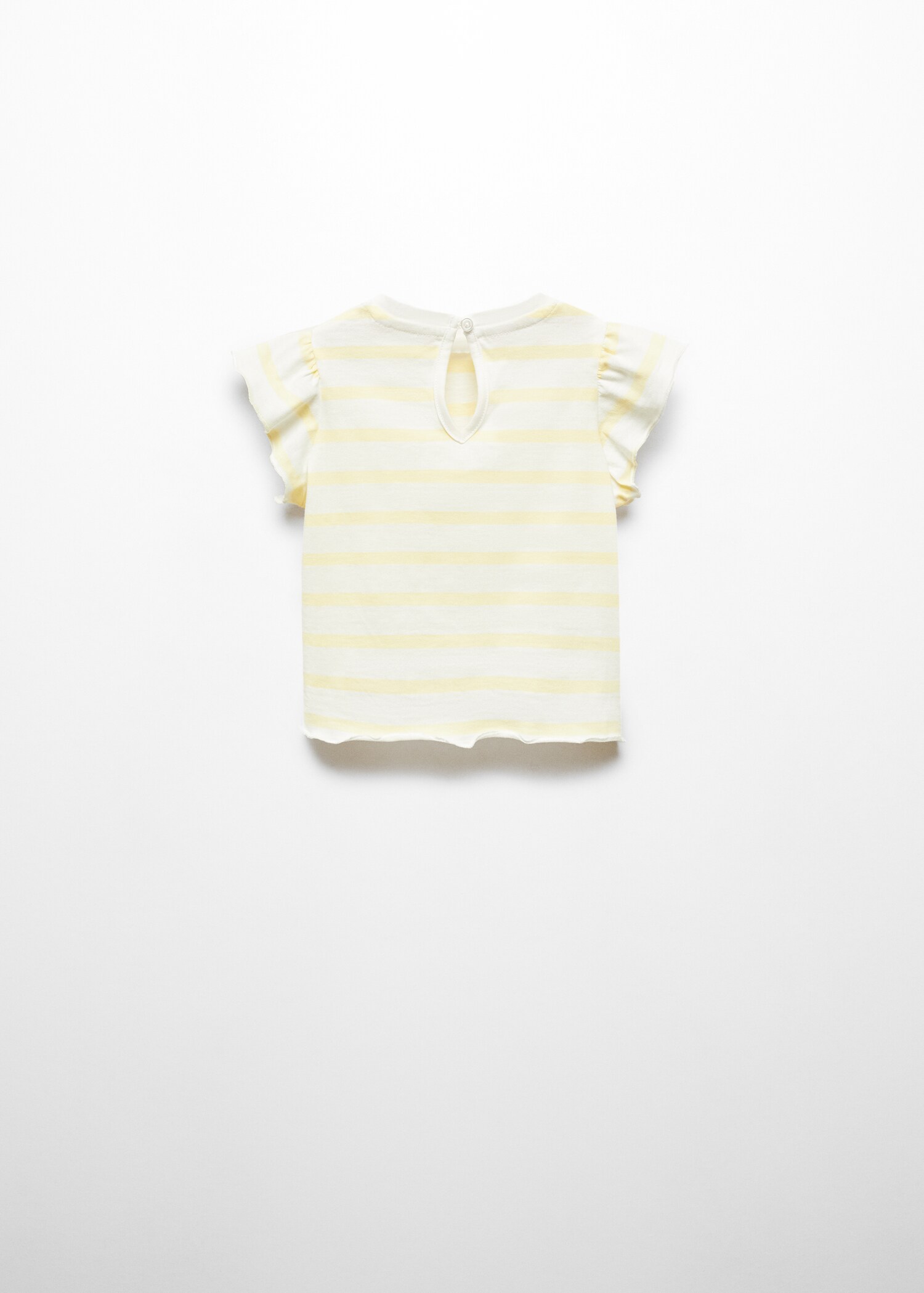 Ruffled striped t-shirt - Reverse of the article
