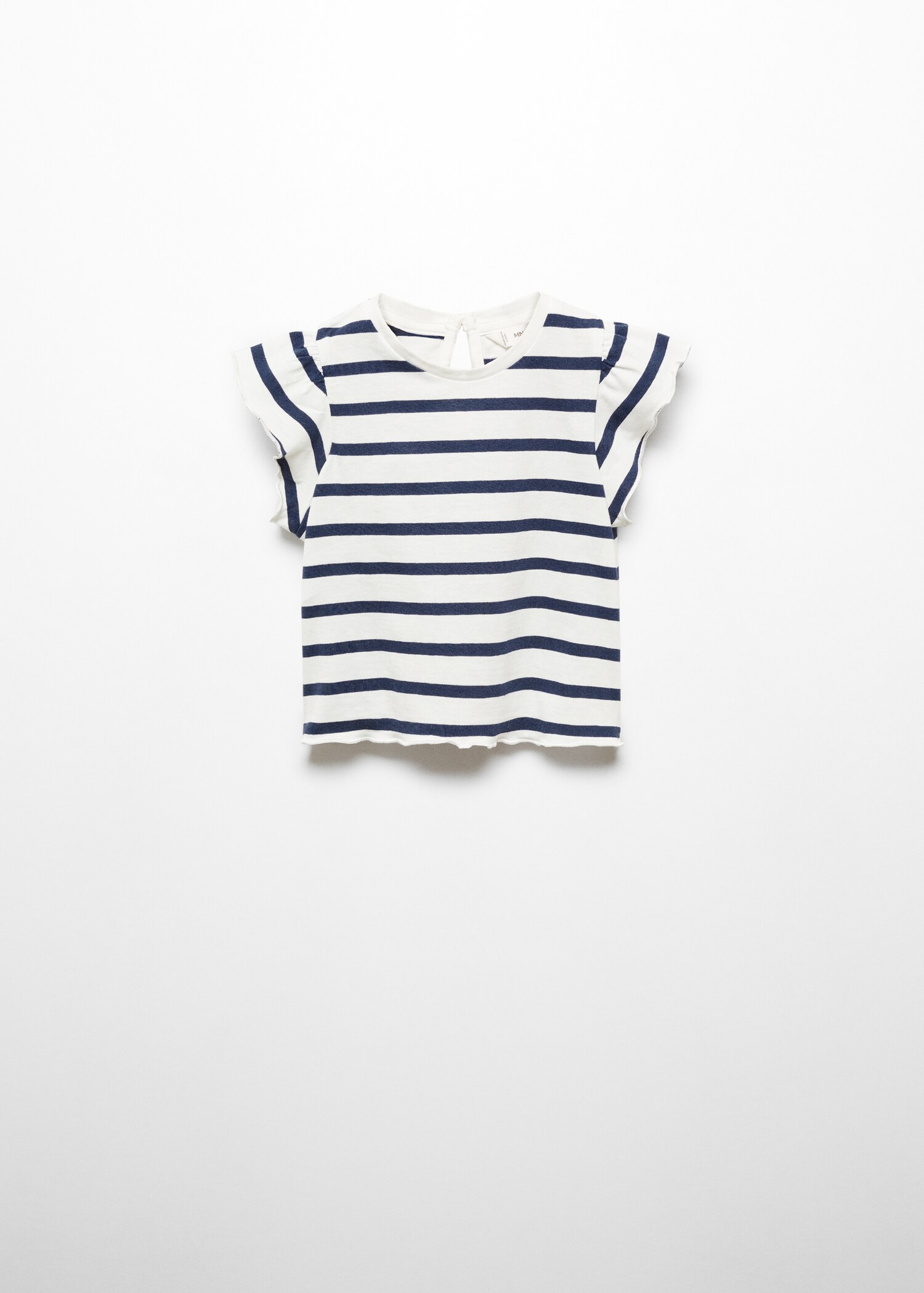 Ruffled striped t-shirt - Article without model