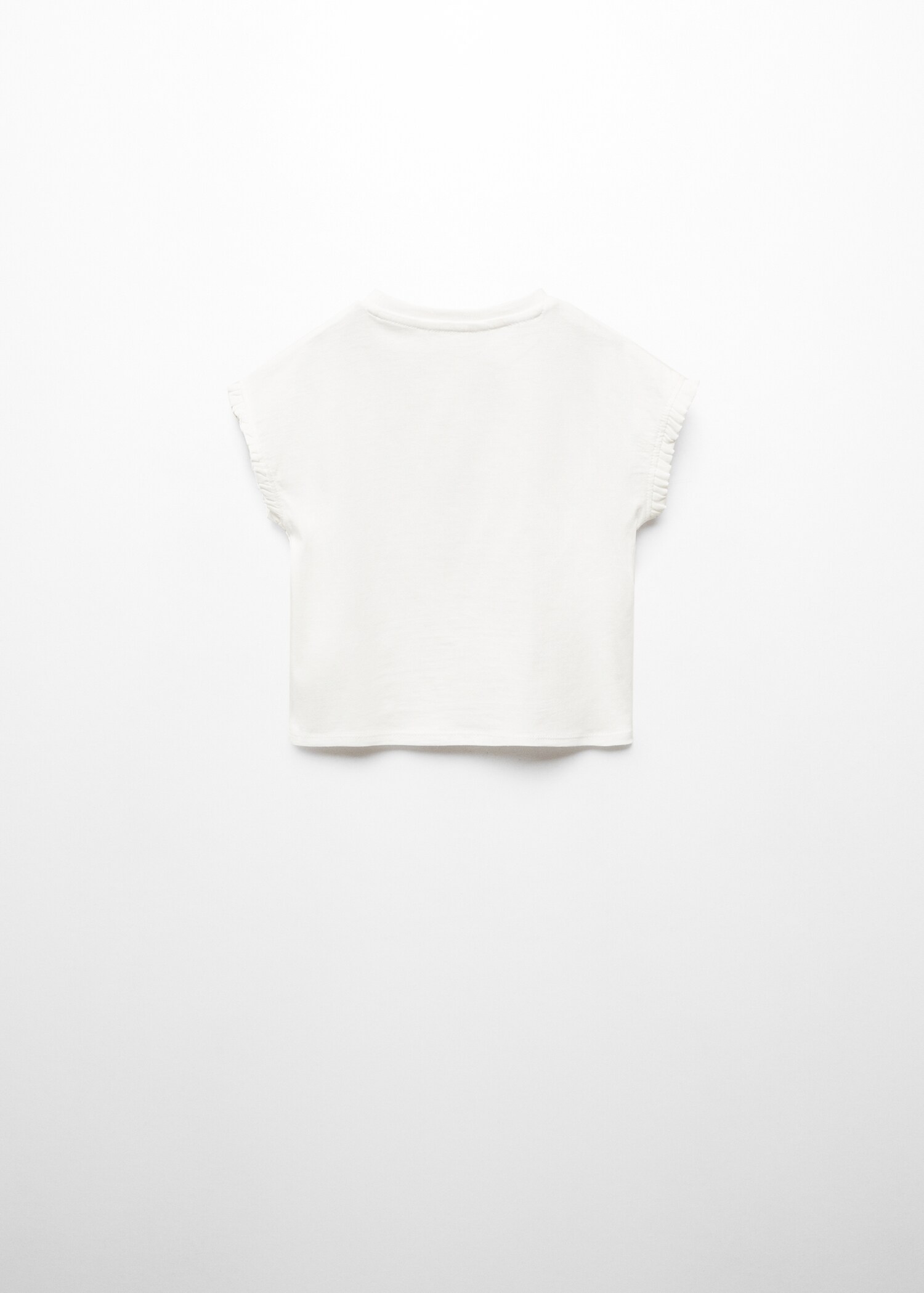 Fringes printed T-shirt - Reverse of the article