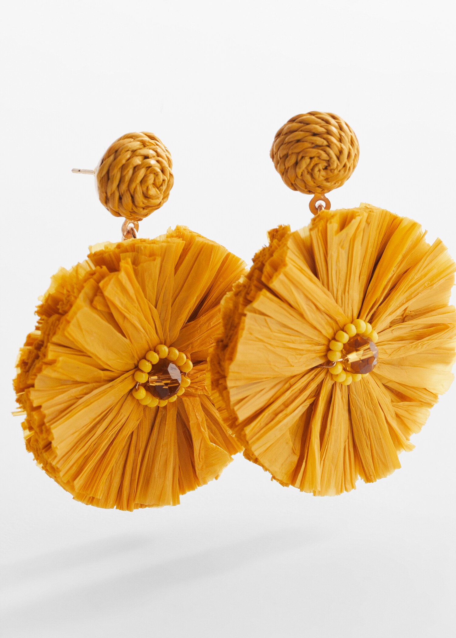Raffia-Ohrringe - Detail des Artikels 1