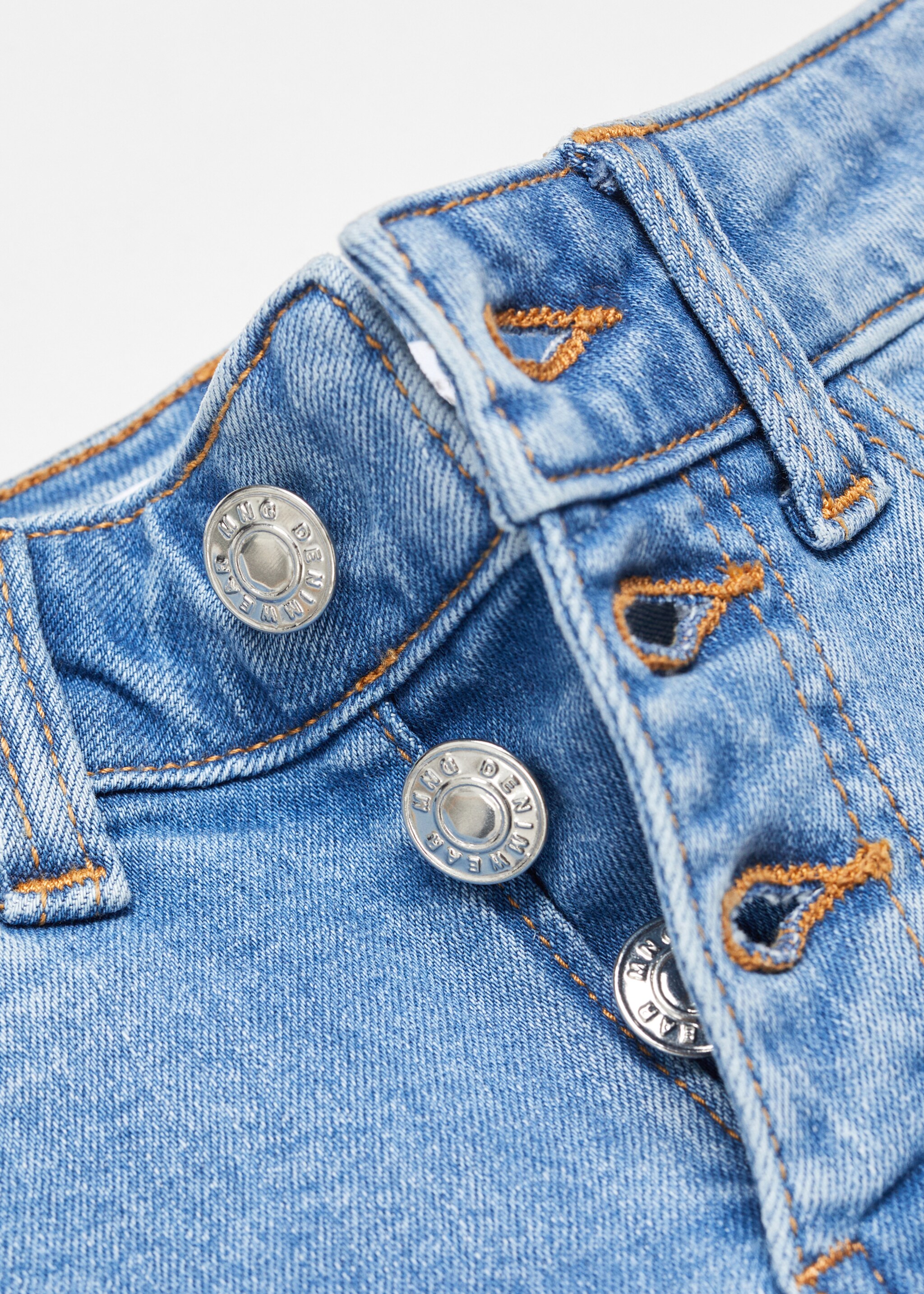 Pantaloni scurți denim nasturi - Detaliu al articolului 8