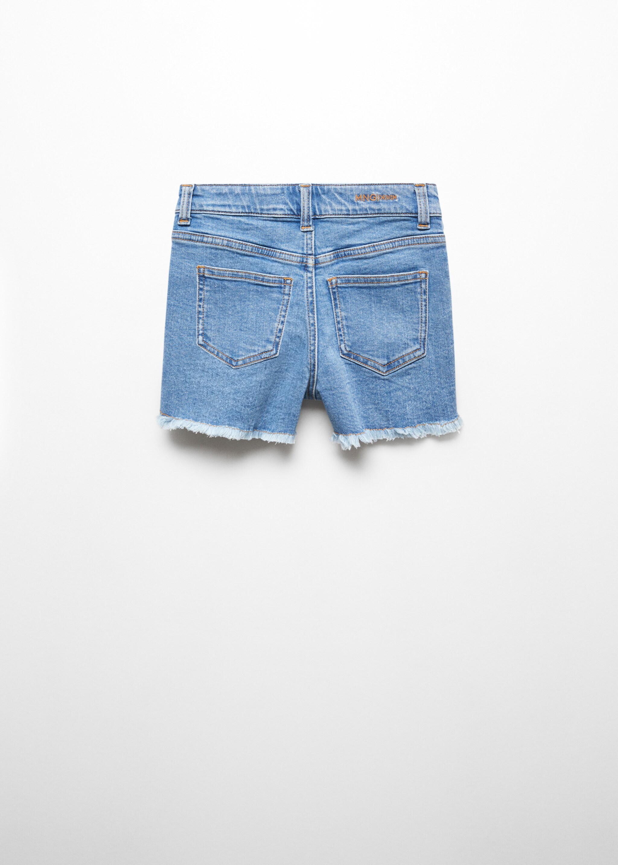 Pantaloni scurți denim nasturi - Spatele articolului