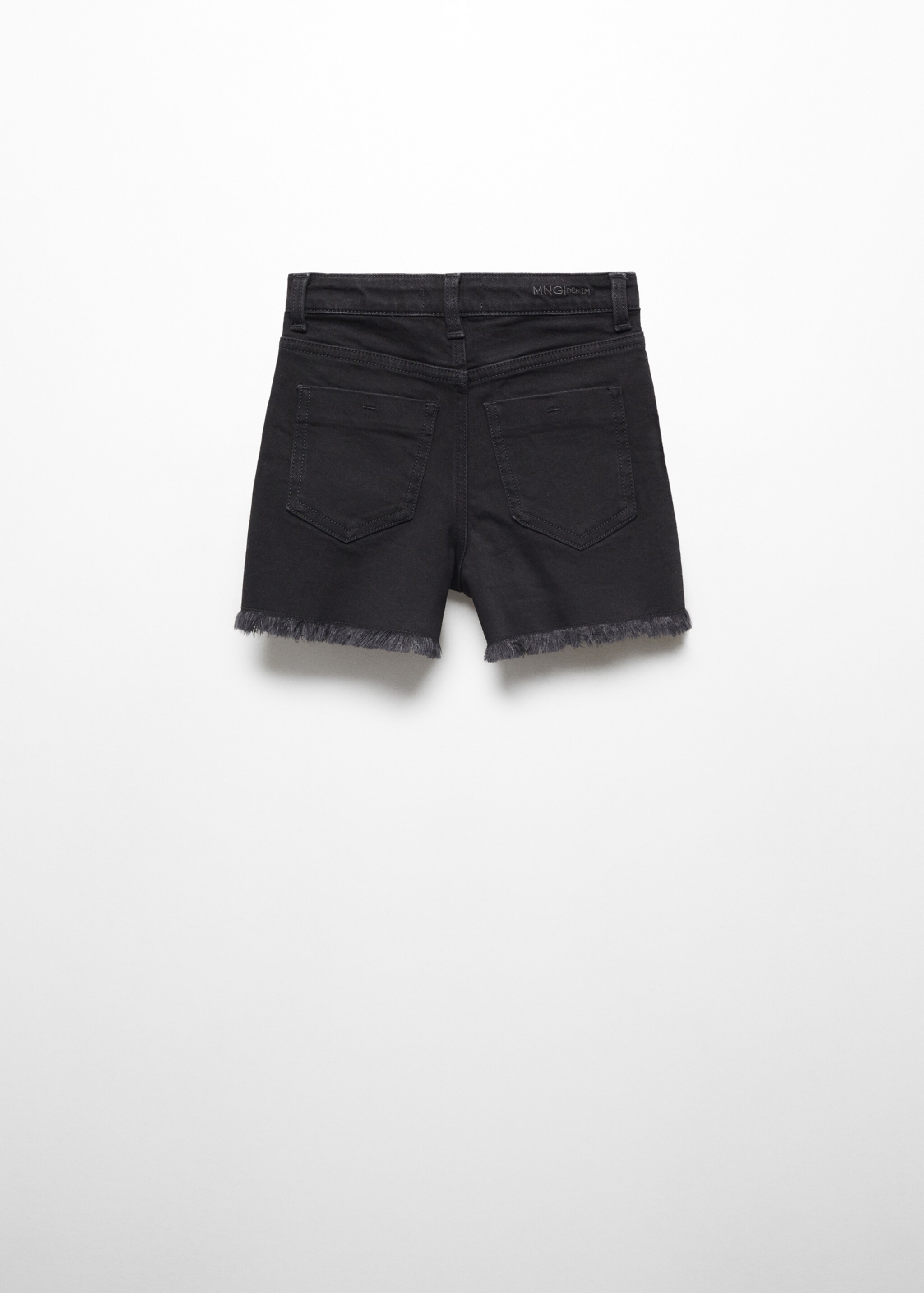 Pantaloni scurți denim nasturi - Spatele articolului