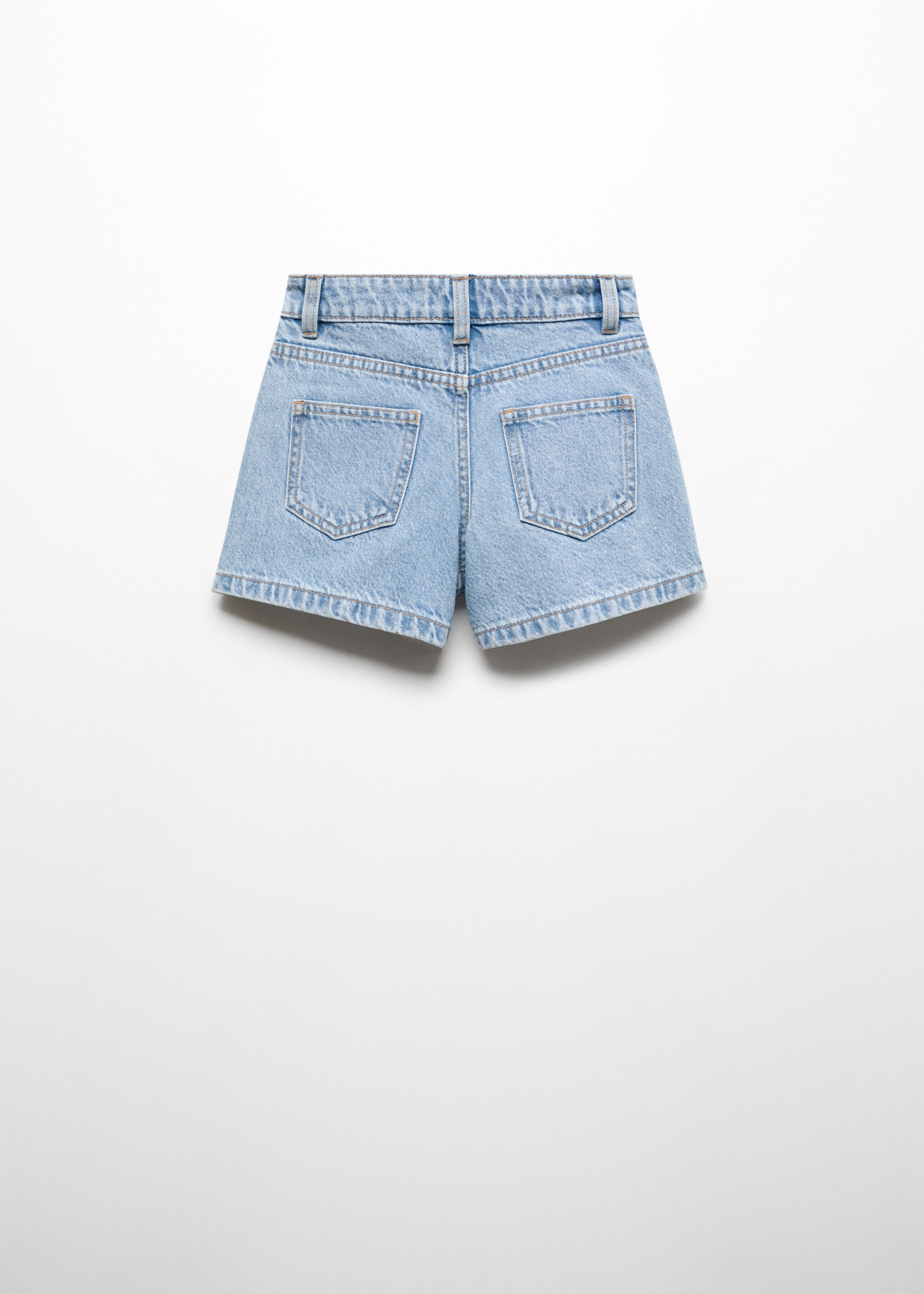 Jupe short en jean - Verso de l’article