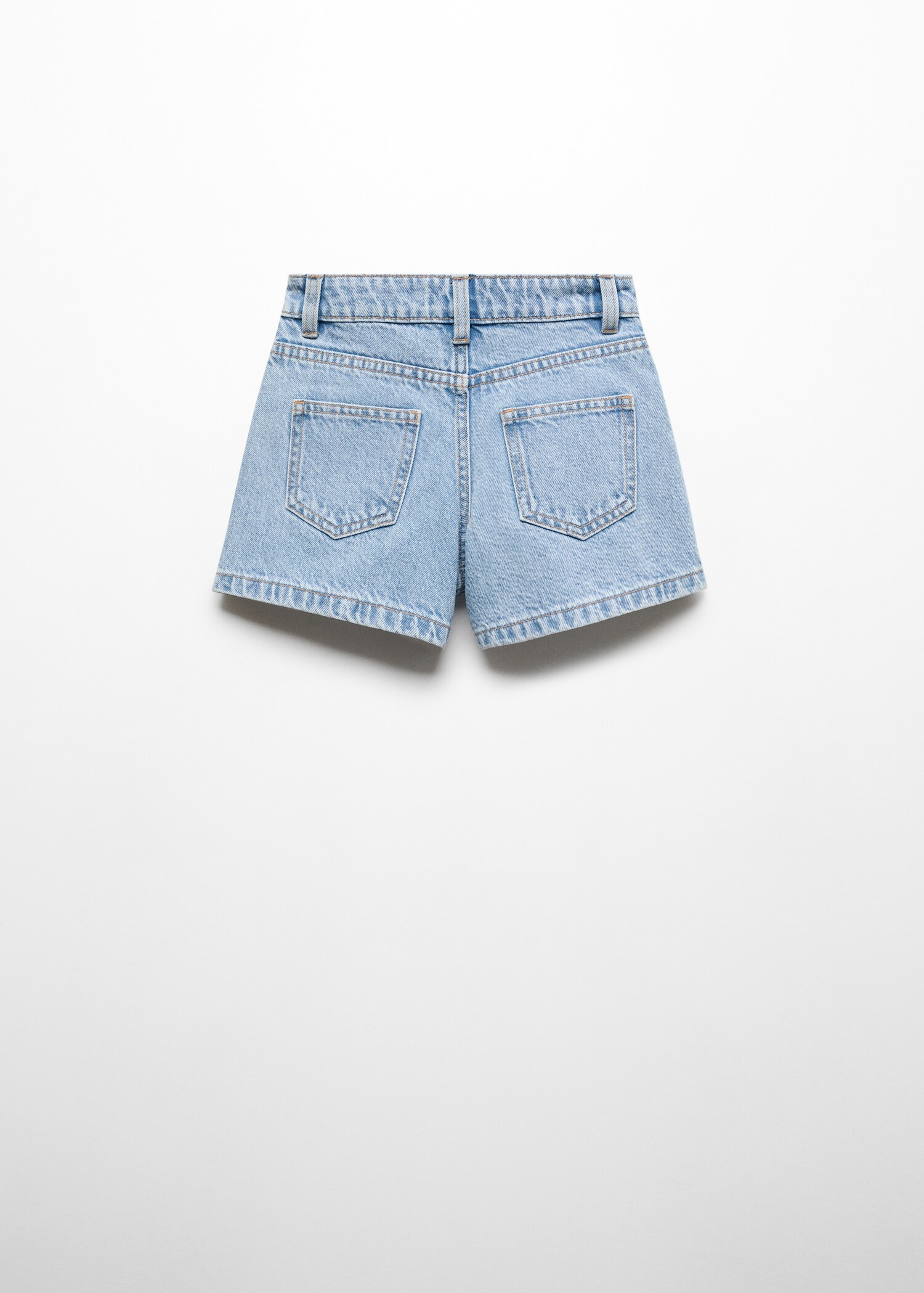 Denim skort - Reverse of the article