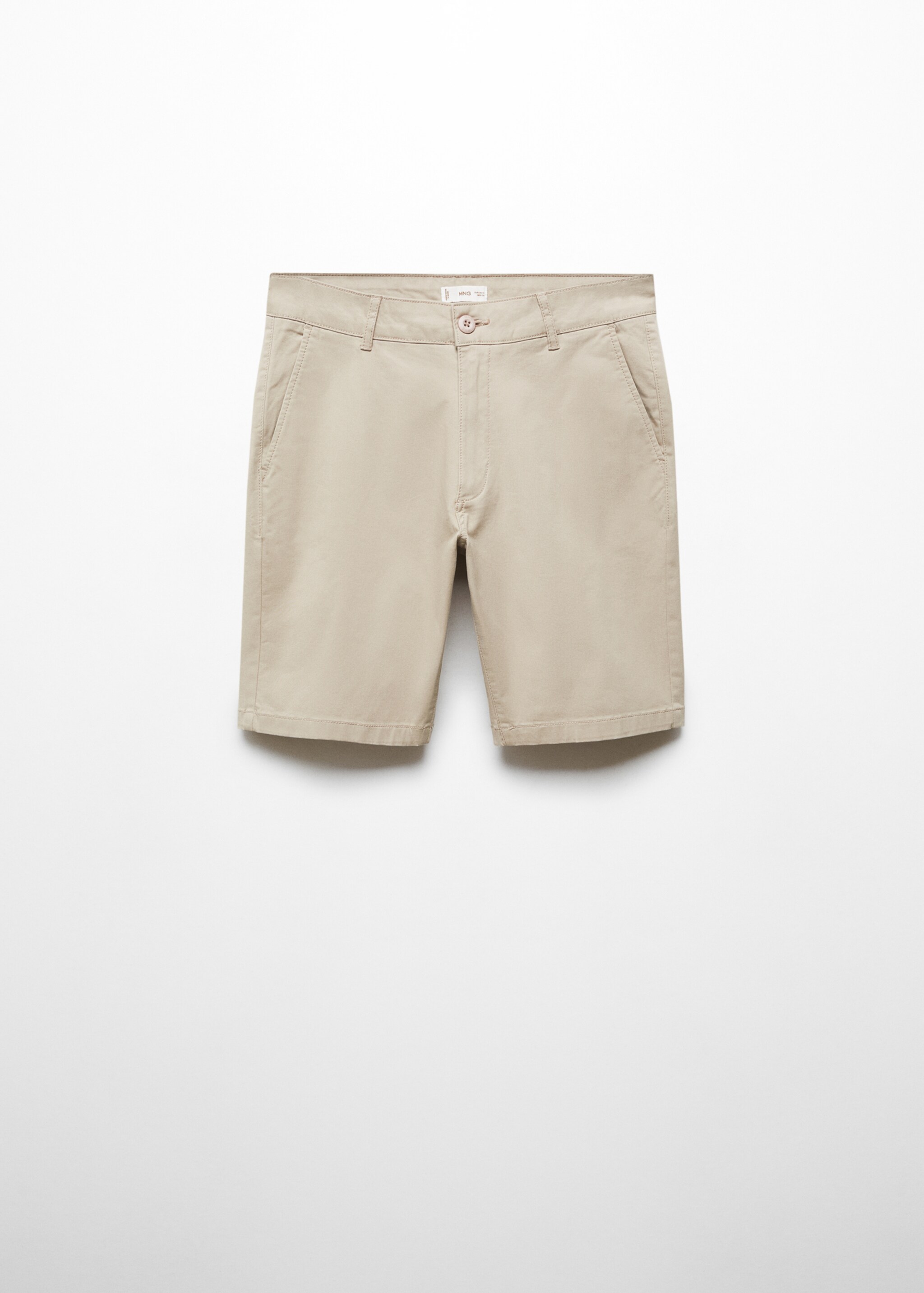 Bermuda slim-fit cotone - Articolo senza modello, Beige. Ref: 67016019-00.