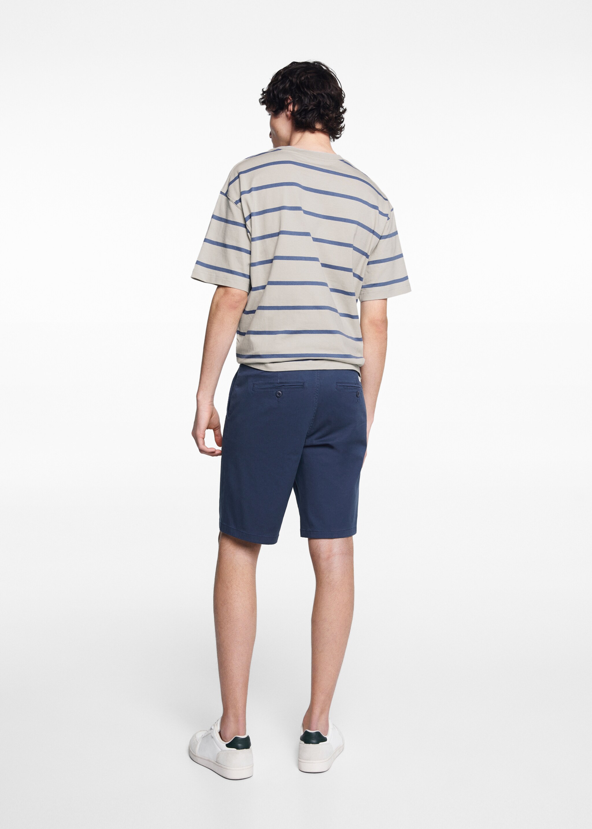 Bermuda slim-fit cotone - Retro dell'articolo