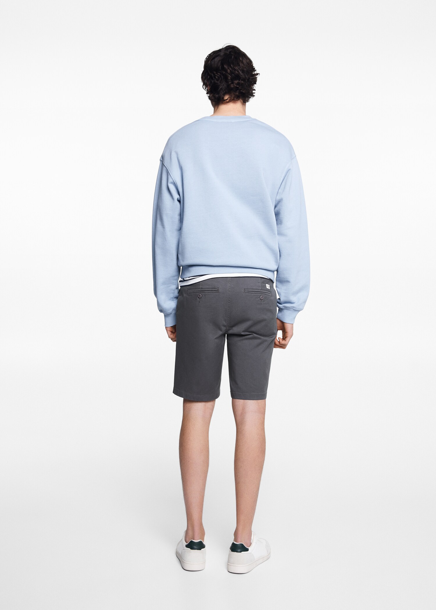 Bermuda slim-fit coton - Verso de l’article