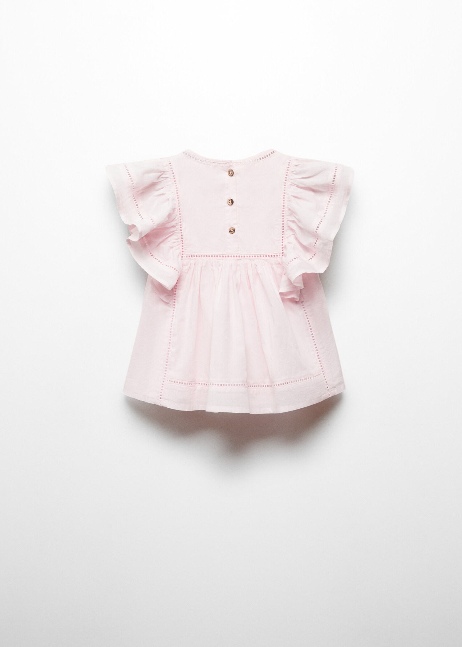 Vestido bordados volantes - Reverso del artículo