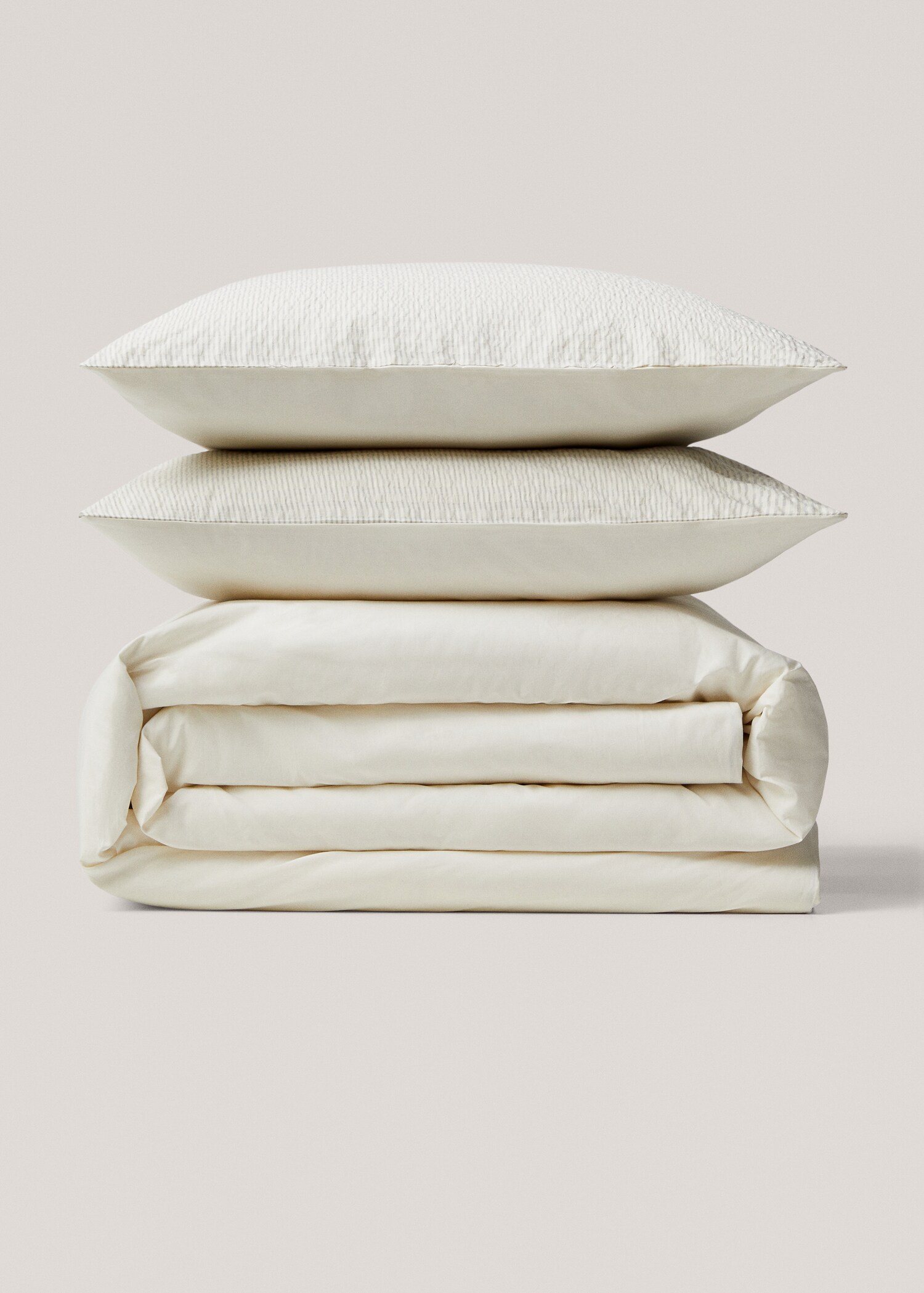 Capa de edredão de anarruga com risca tecida (cama 180 cm) - Pormenor do artigo 4