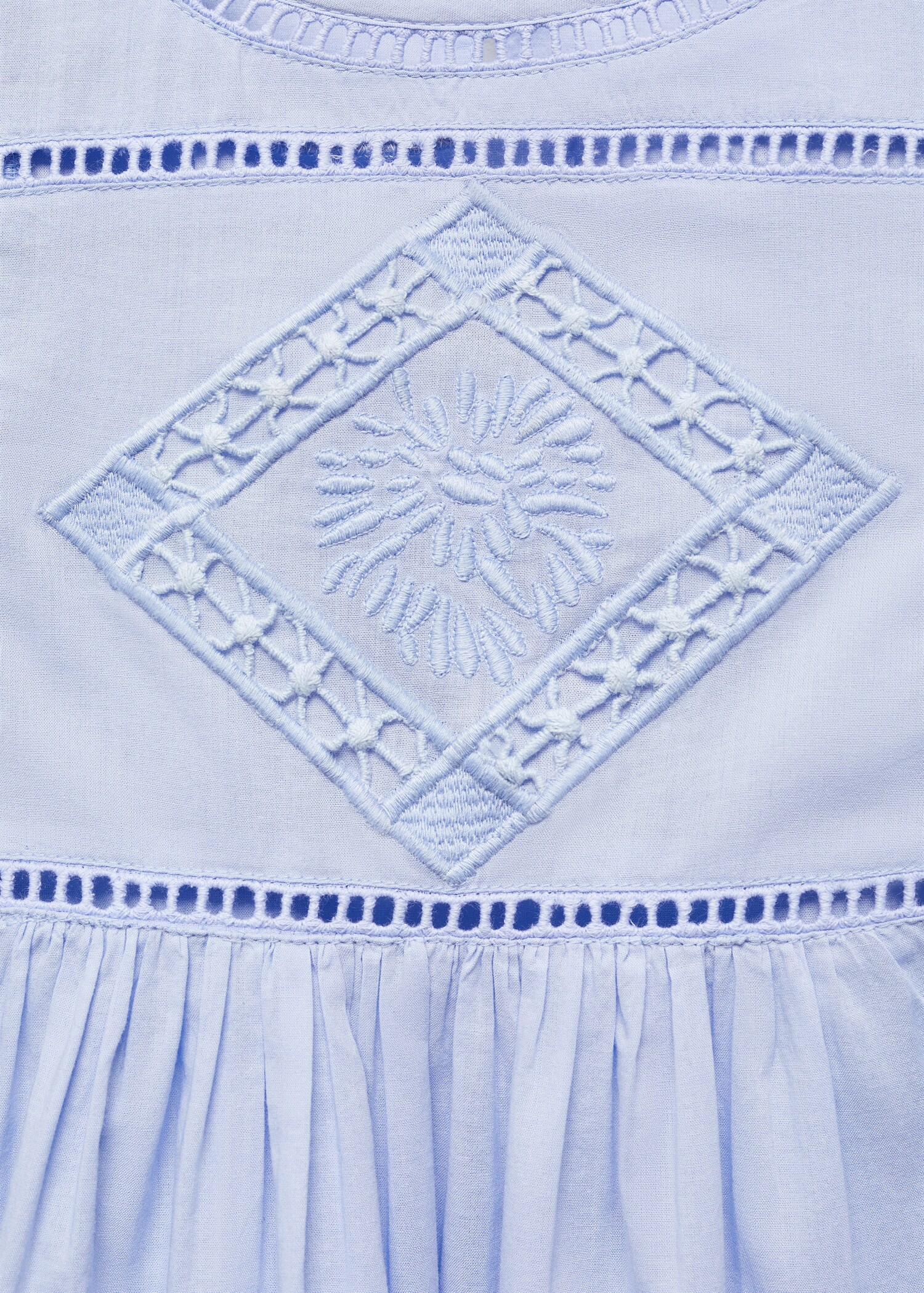 Broderie anglaise Ruffled dress - Details of the article 8