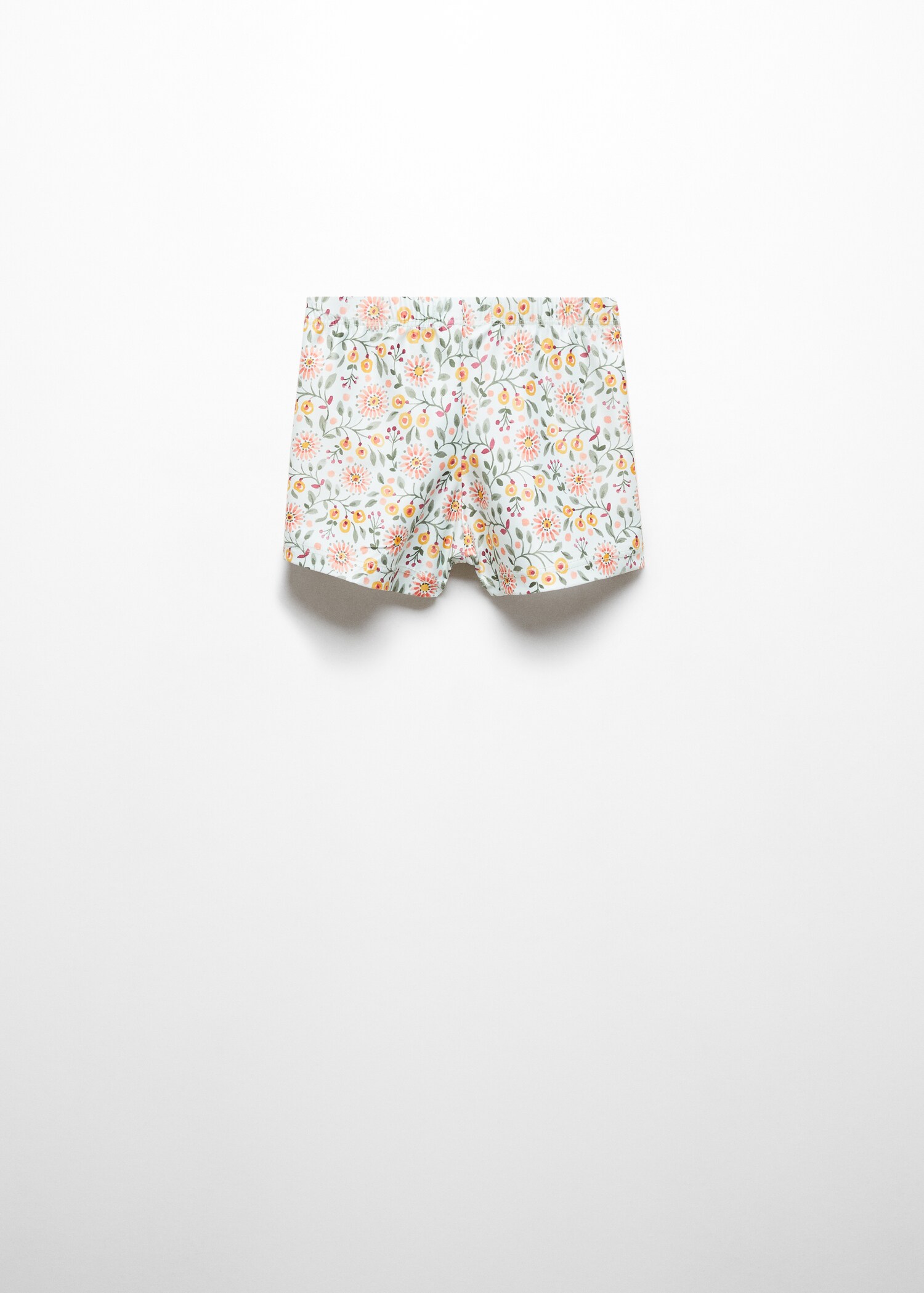 Badeshorts mit floralem Dessin - Rückseite des Artikels