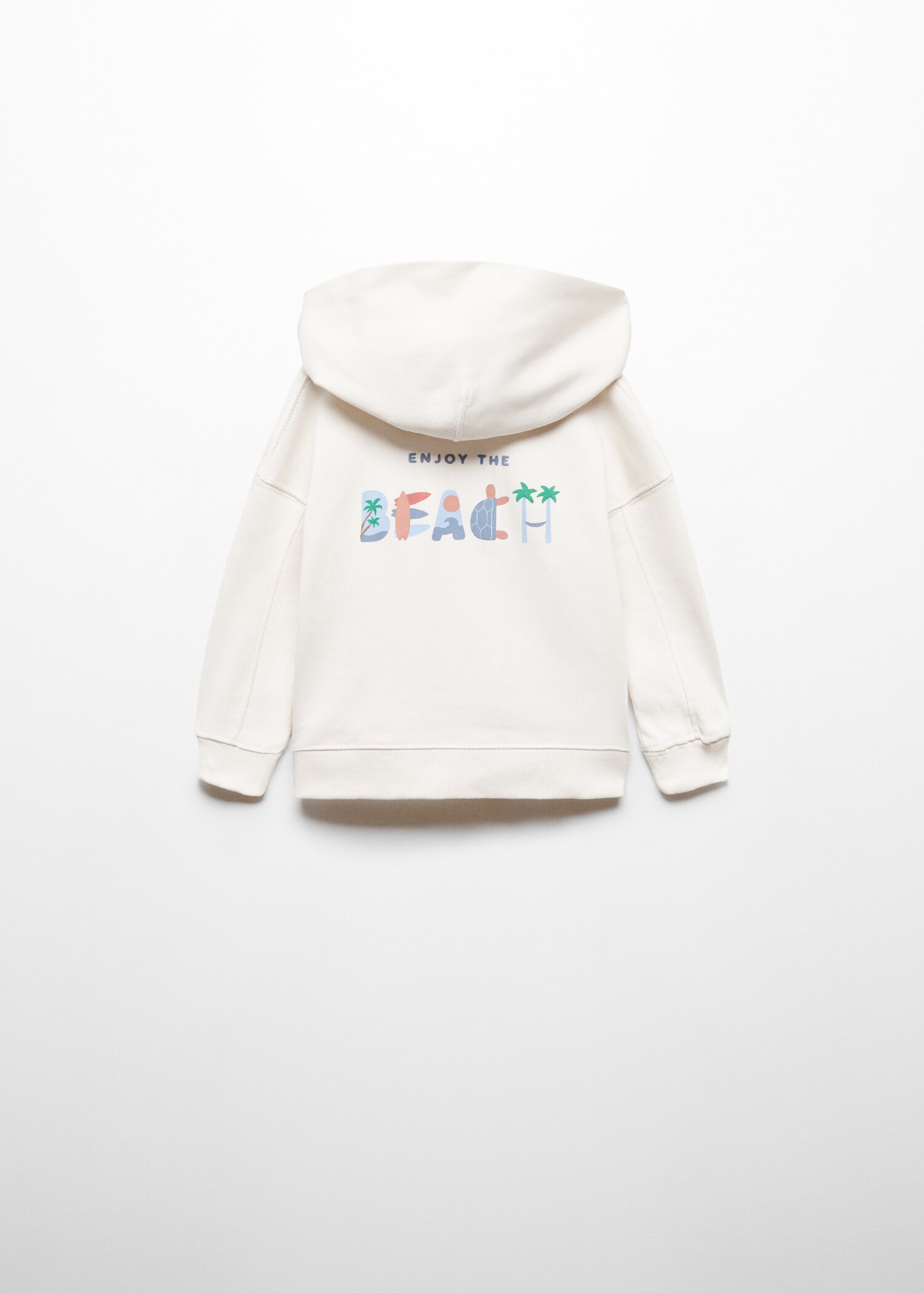 Bedrukte hoodie - Achterkant van het artikel