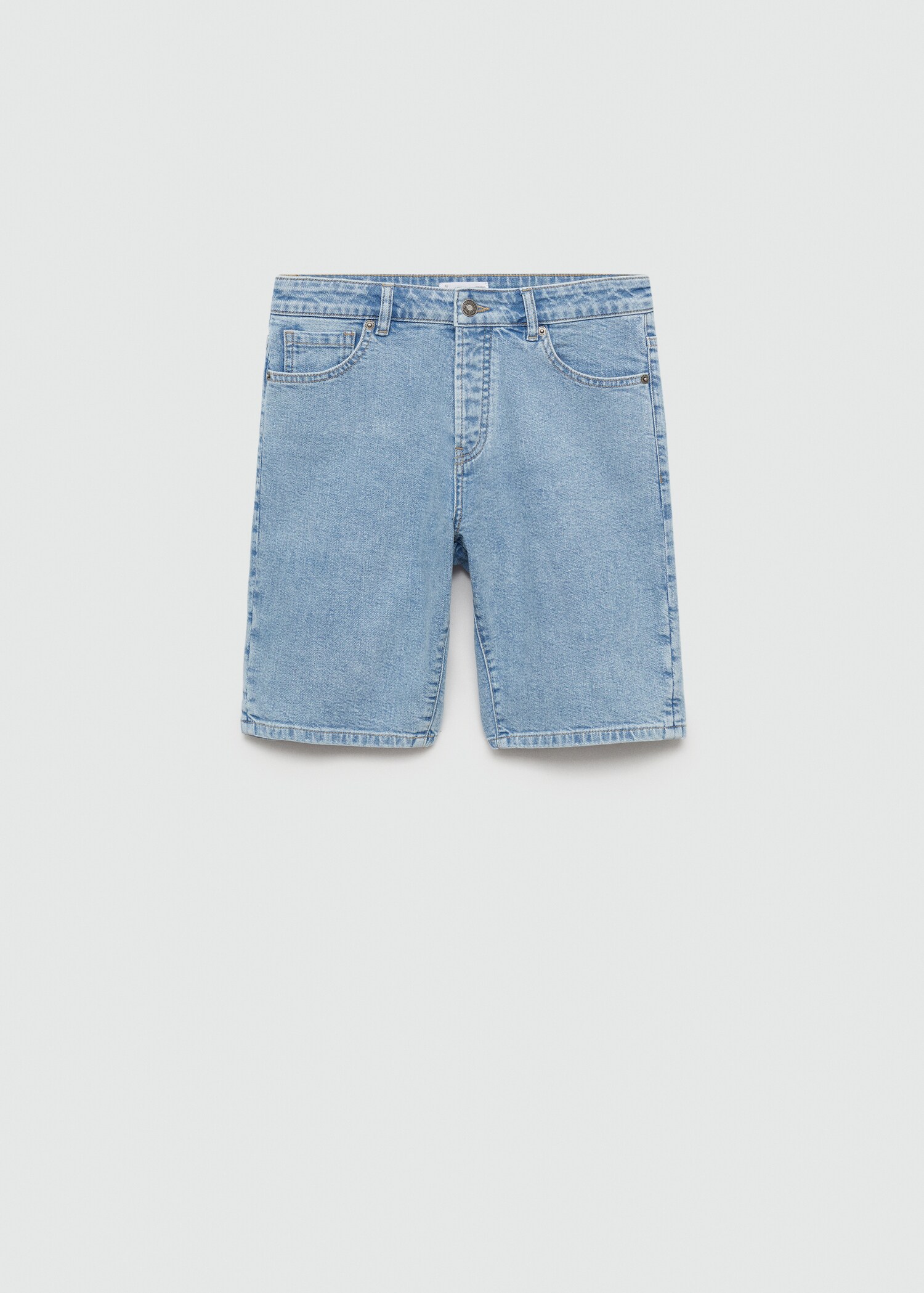 Denimbermudas i denim - Artikel utan modell