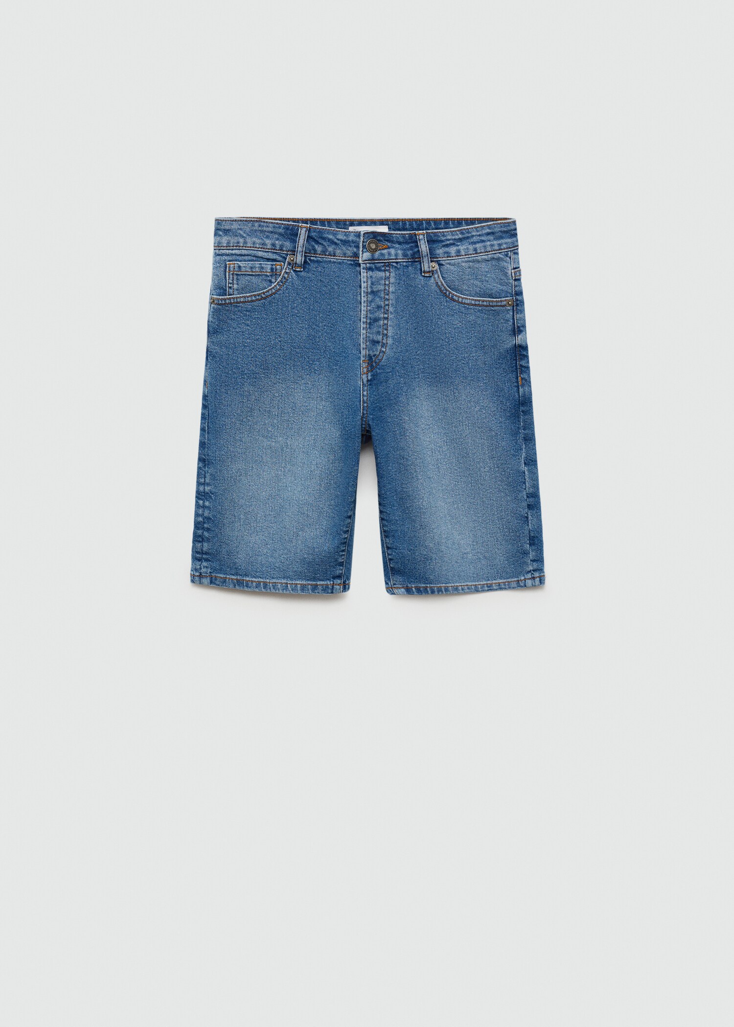 Denimbermudas i denim - Artikel utan modell