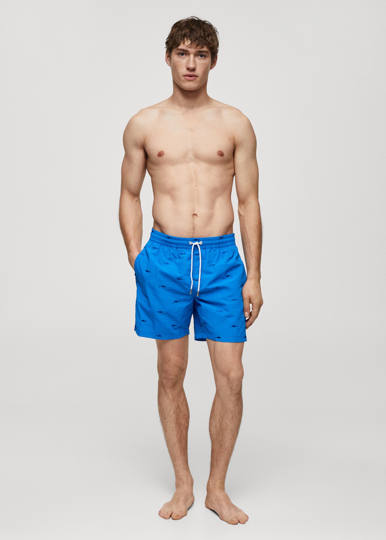 Maillot de bain broderie poisson cordon - Détail de l'article 4