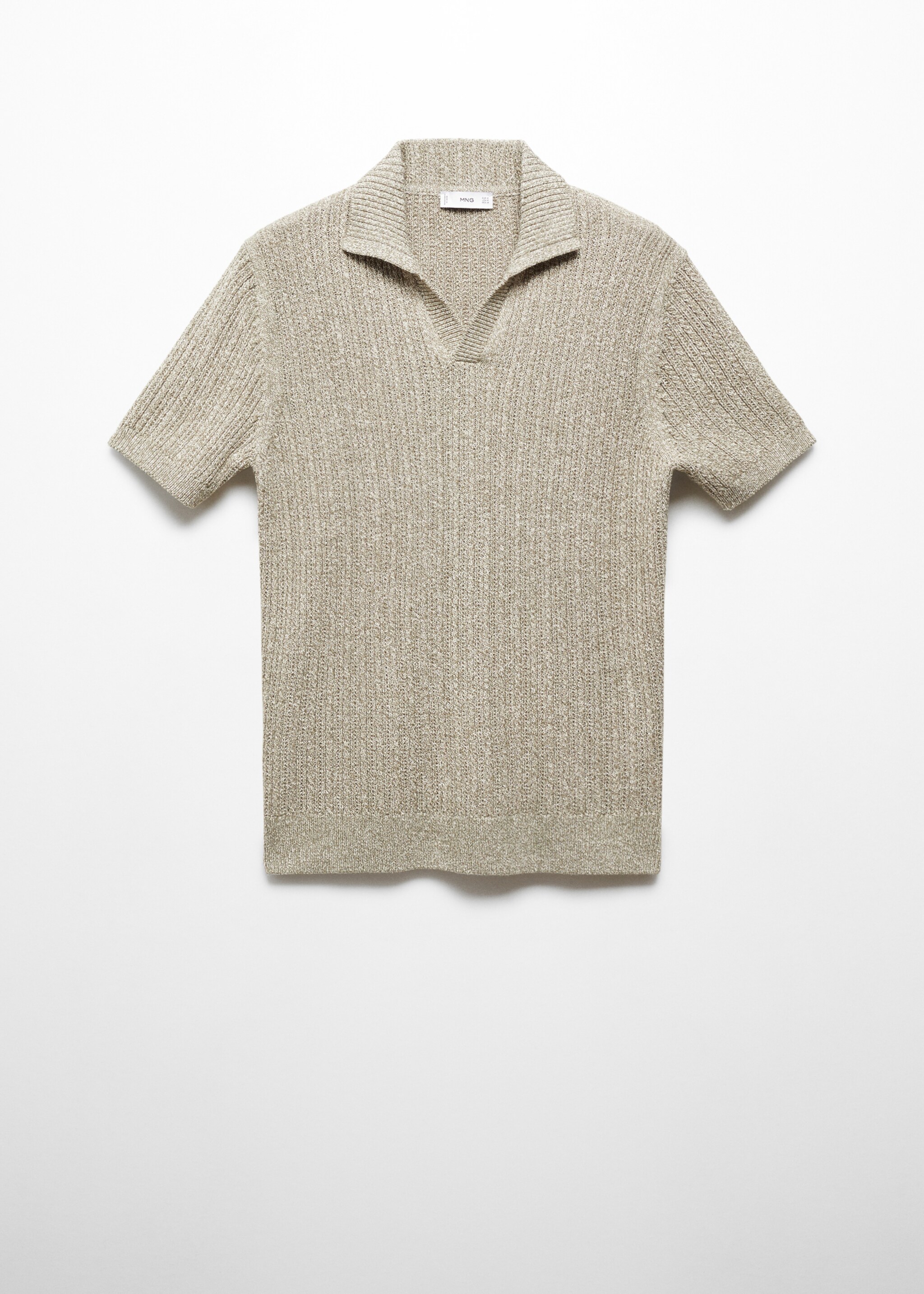 Polo maille coton chiné - Article sans modèle