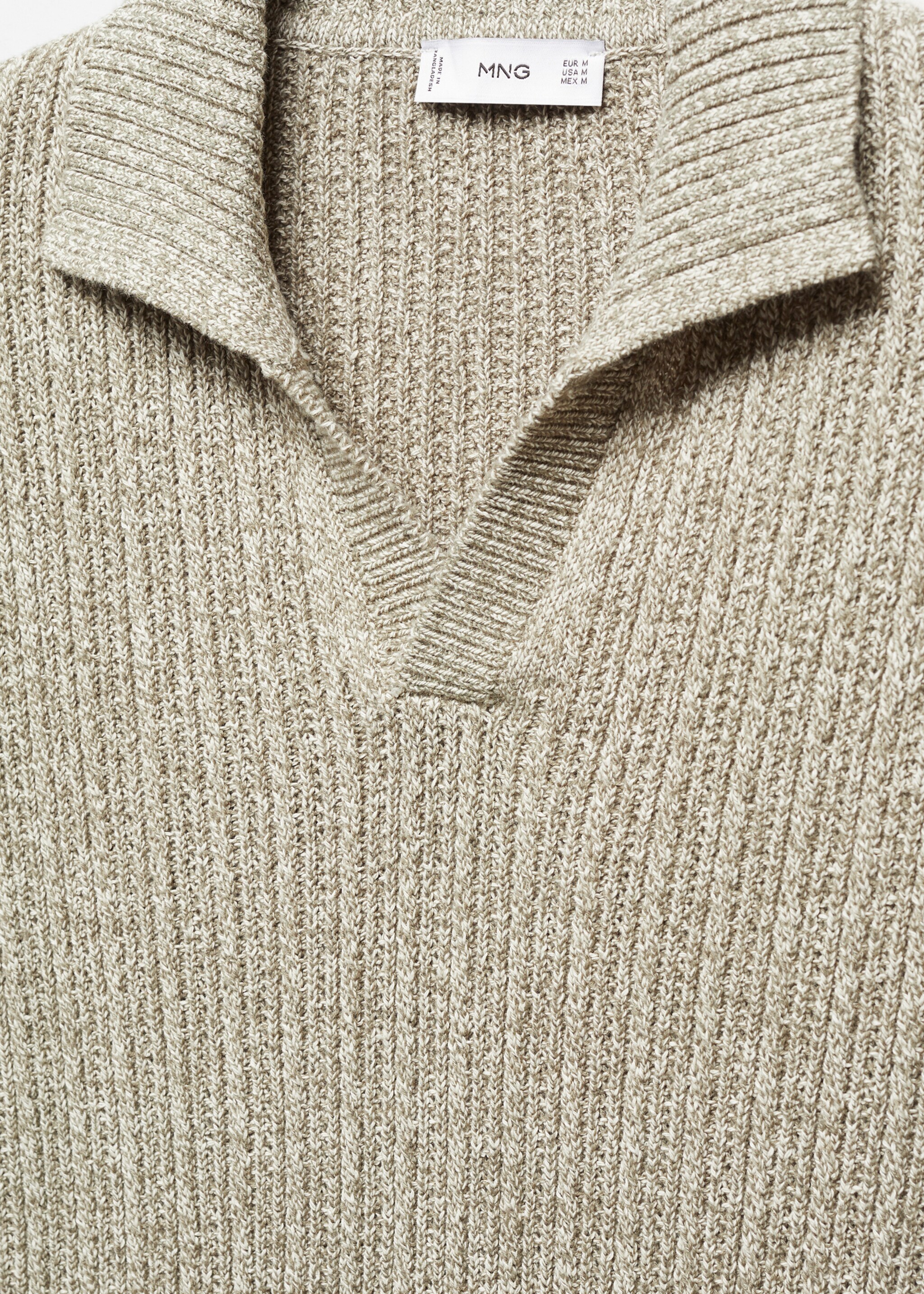 Polo maille coton chiné - Détail de l'article 8