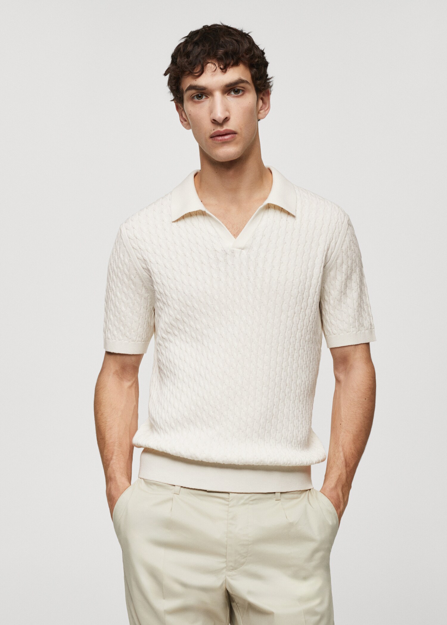 Poloshirt aus 100 % Baumwolle - Mittlere Ansicht