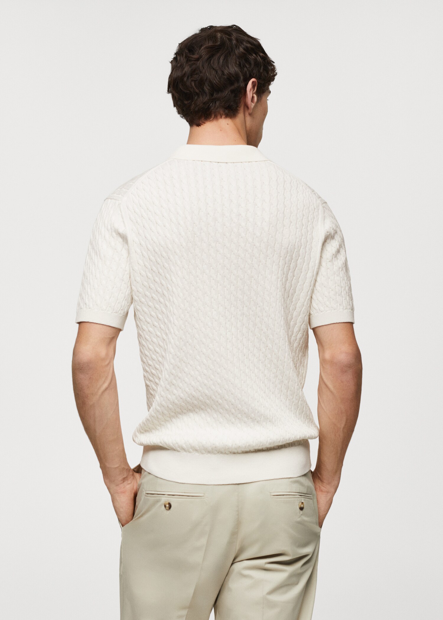 Poloshirt aus 100 % Baumwolle - Rückseite des Artikels